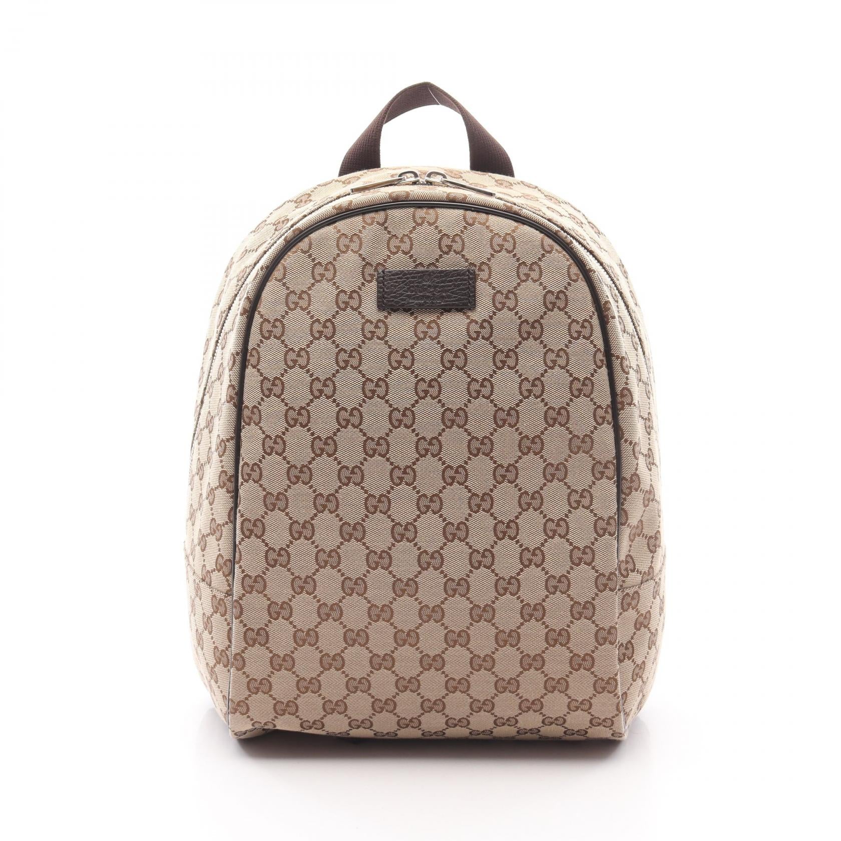 Gucci Backpack Canvas Leather Backpack