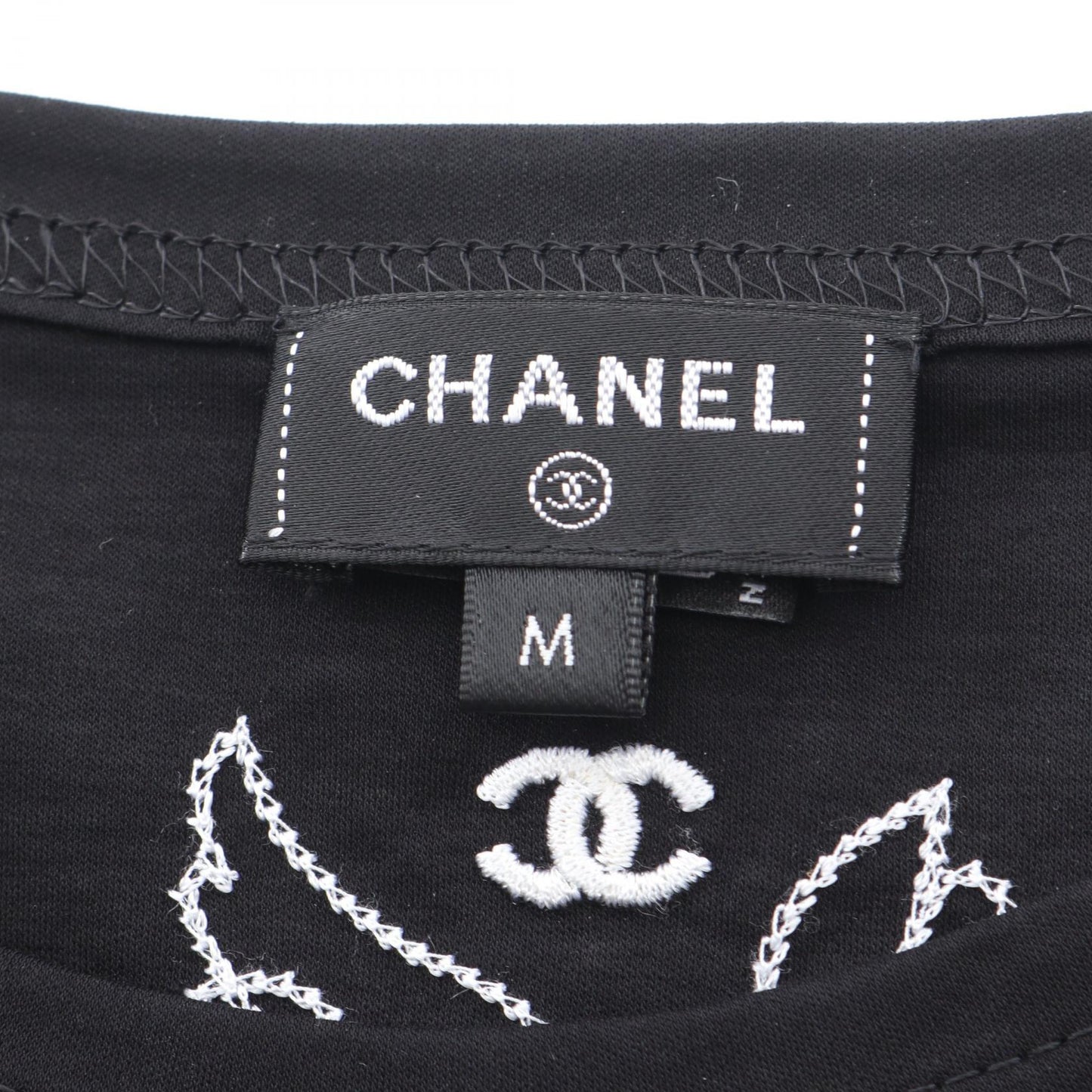 Chanel Jean Cocteau Coco Mark Cotton Top Bag