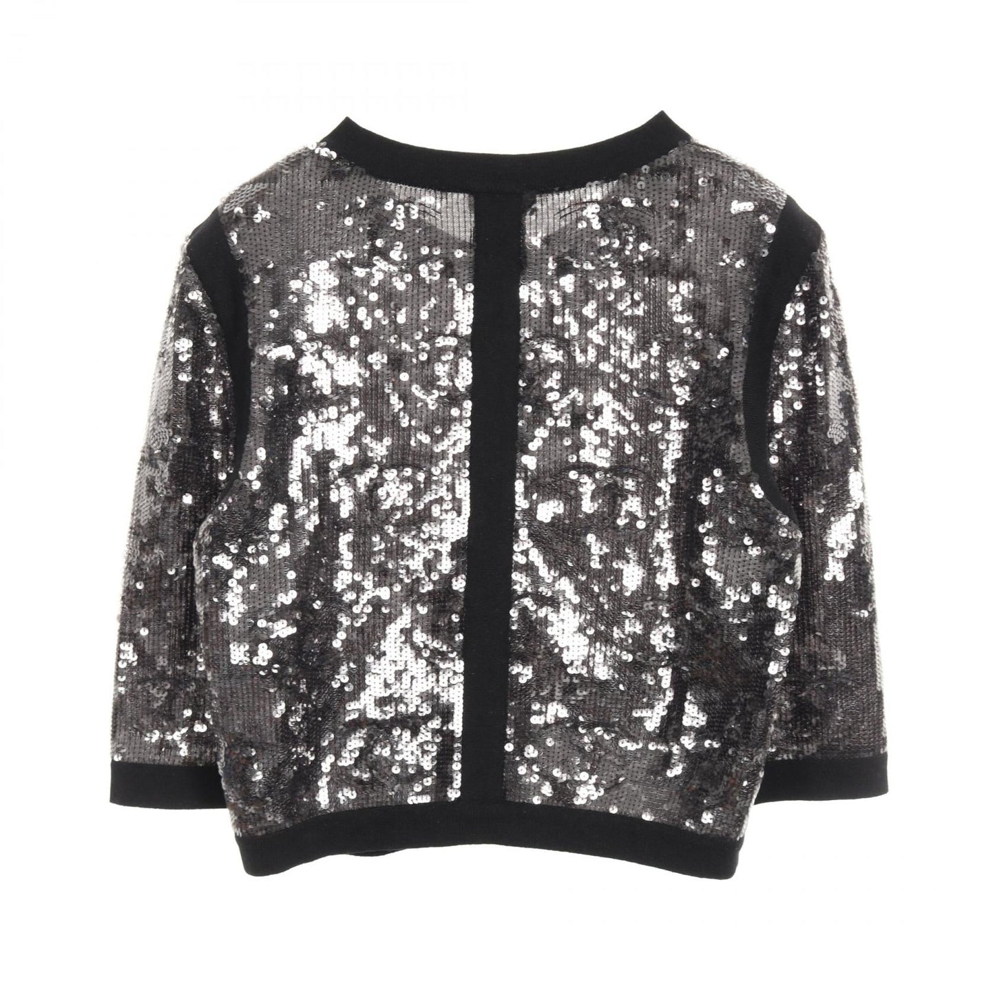 Chanel Coco Mark Sequin Nylon Cotton Jacket