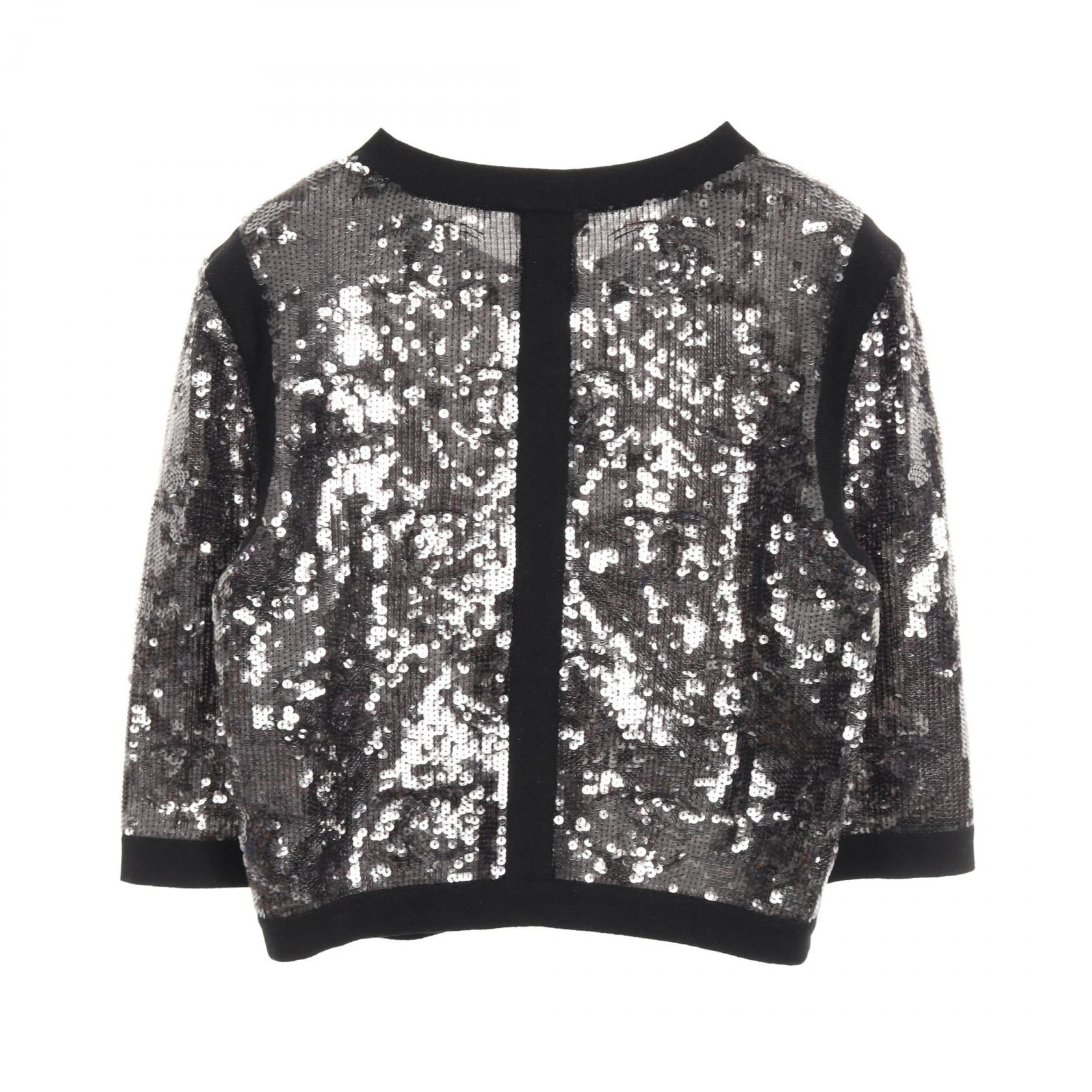 Chanel Coco Mark Sequin Nylon Cotton Jacket