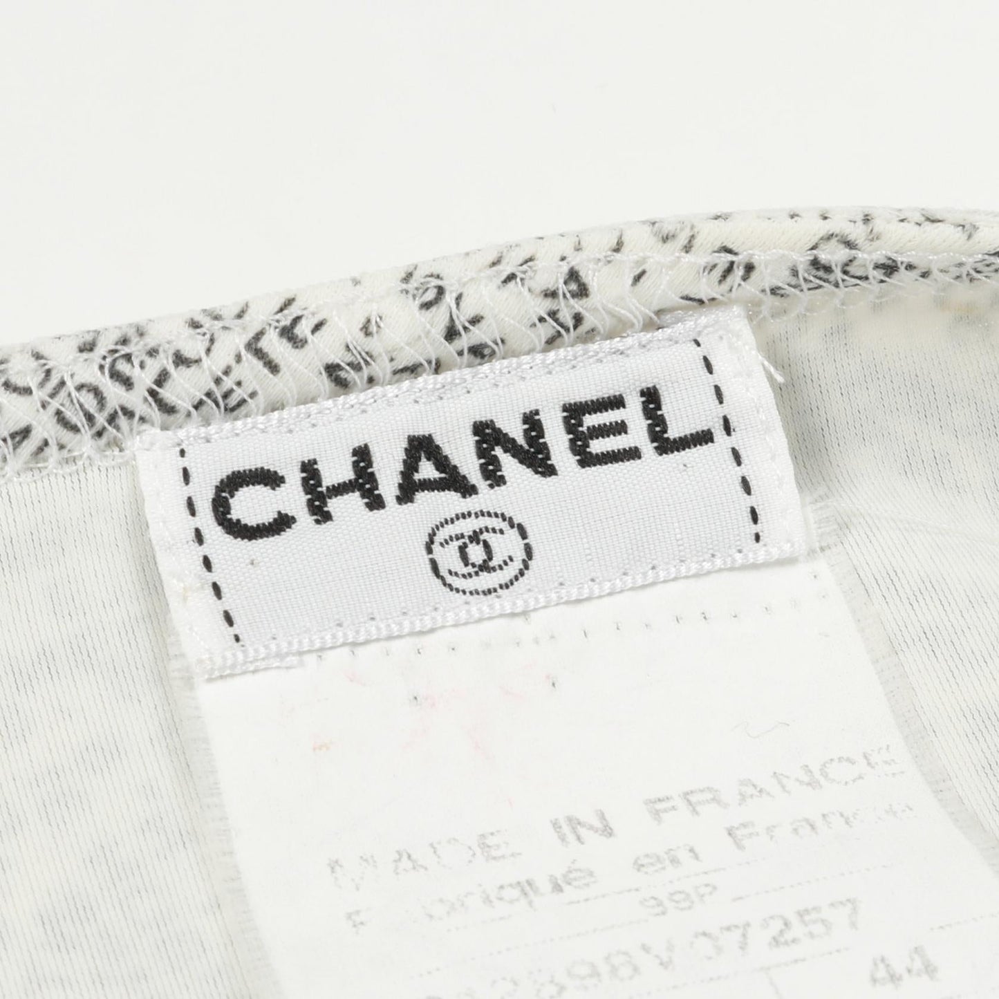 Chanel Logo Allover Nylon Tank Top Bag