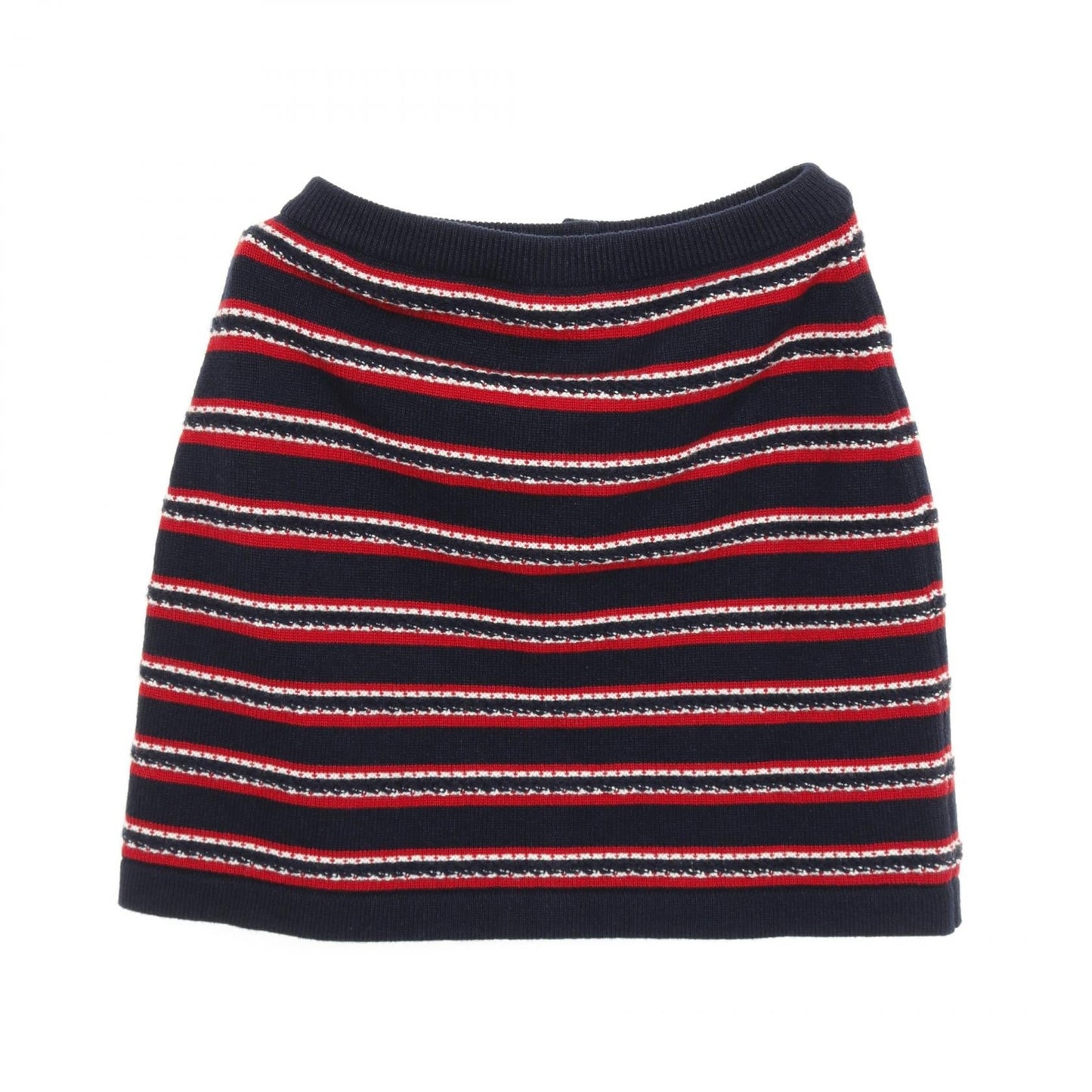 Chanel Coco Mark Button P70309K10002 Cashmere Knit Skirt