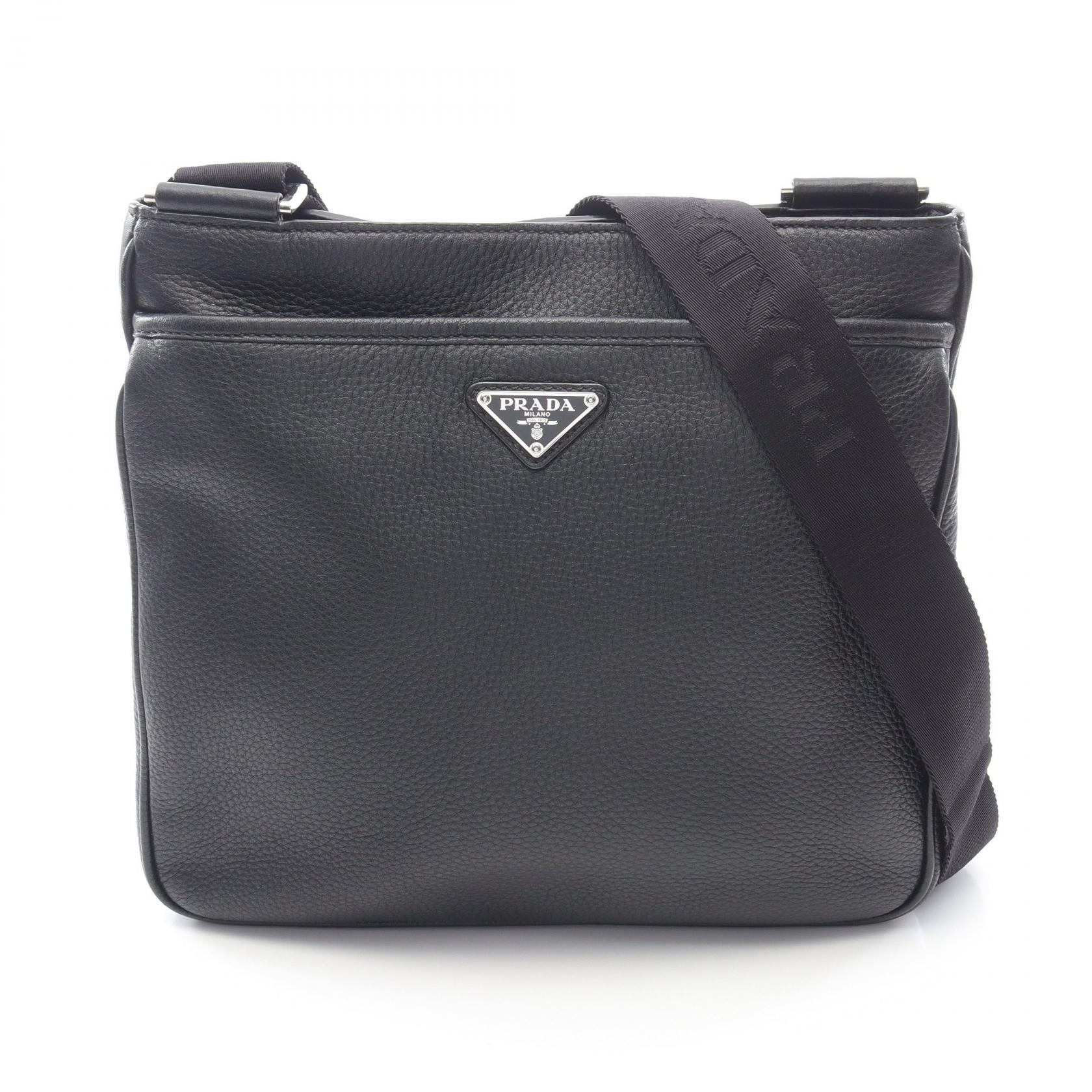 Prada Vittelo City Shoulder Bag Leather