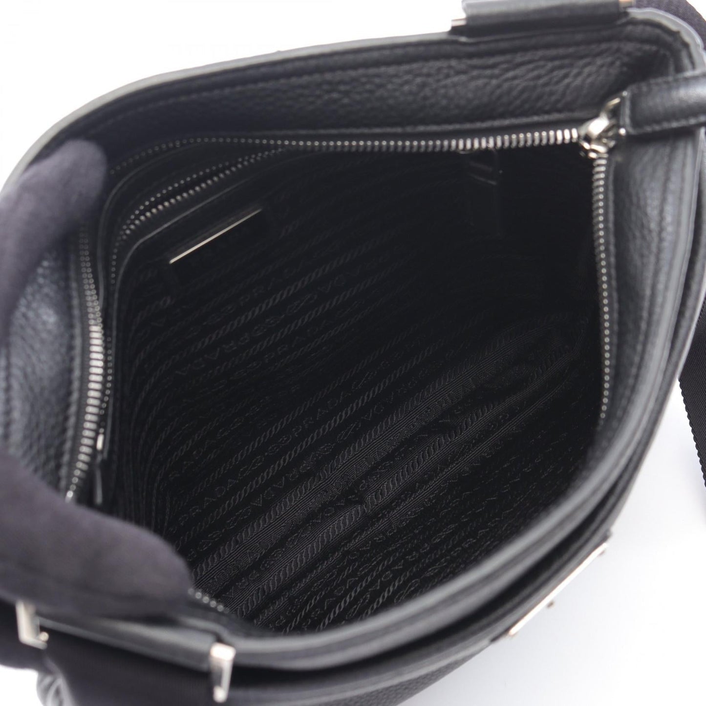 Prada Vittelo City Shoulder Bag Leather