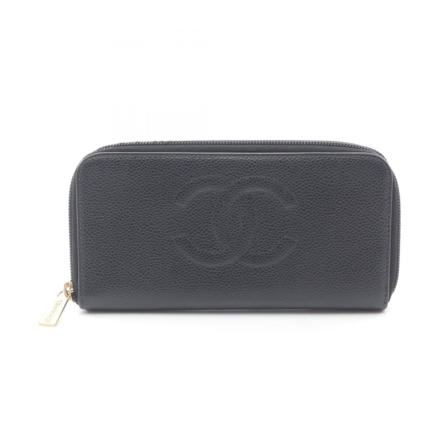 Chanel Coco Mark Calfskin Long Wallet