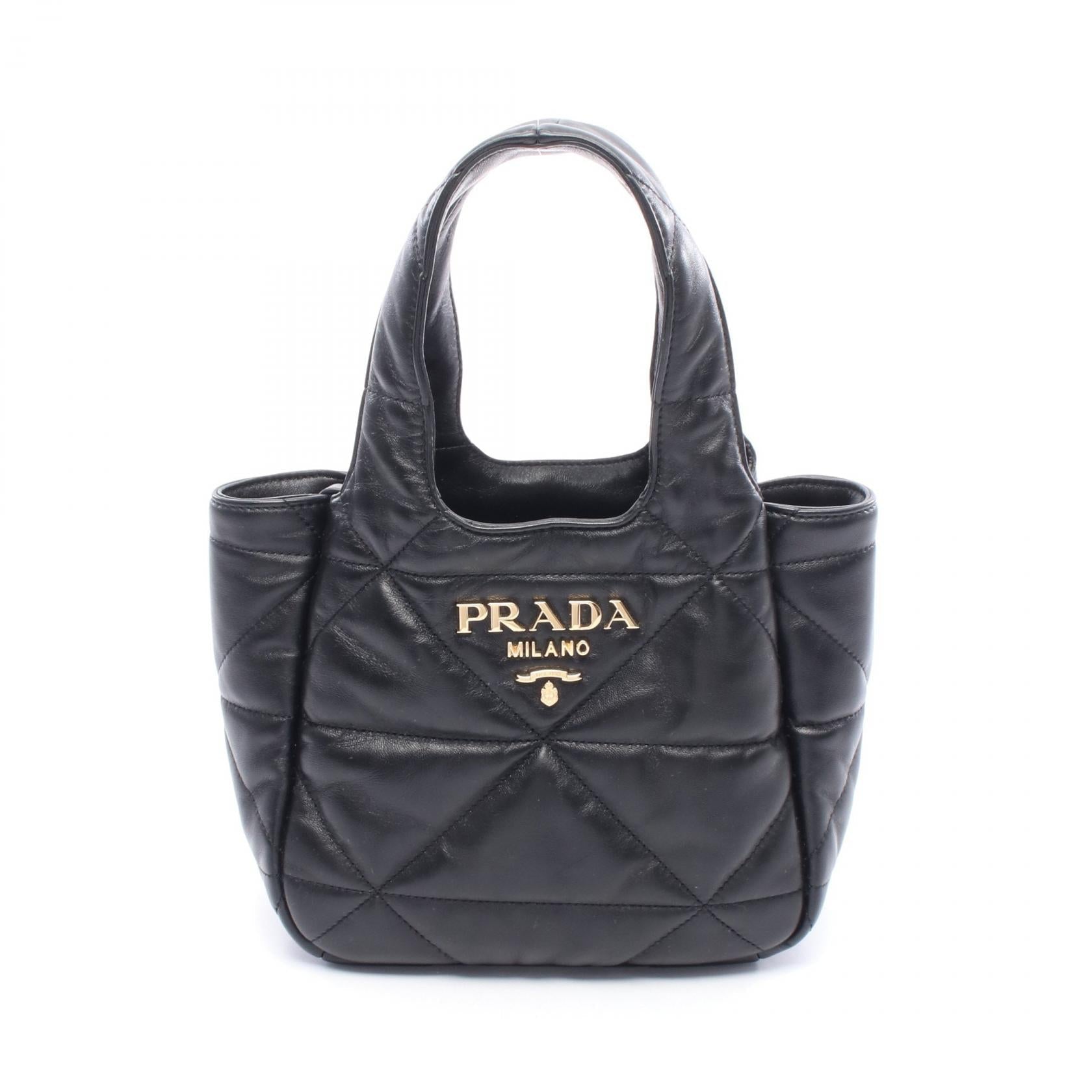 Prada 1Bg451 Nappa Handbag Bag Leather Small Travel Bag