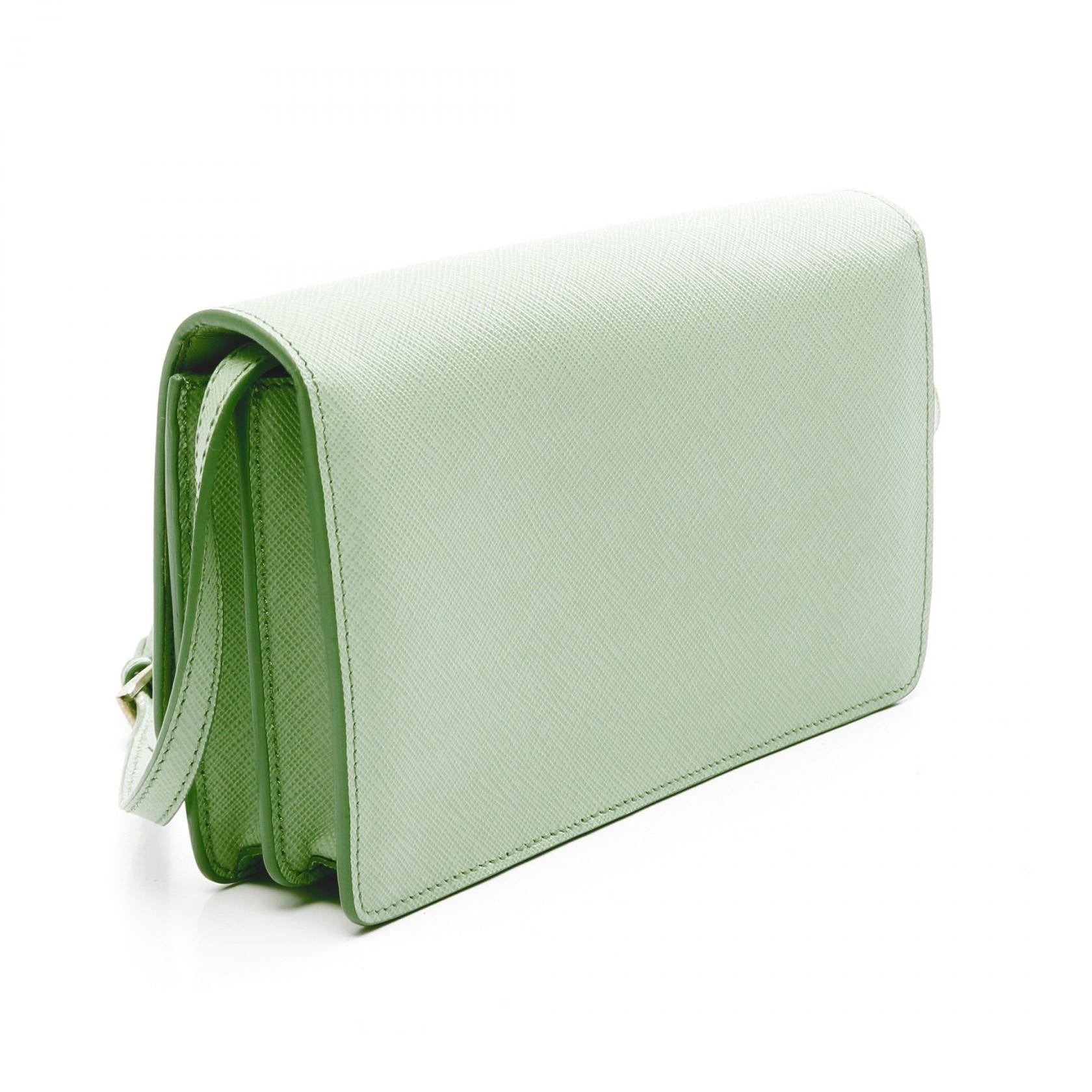 Prada Lux Shoulder Bag Leather Saffiano