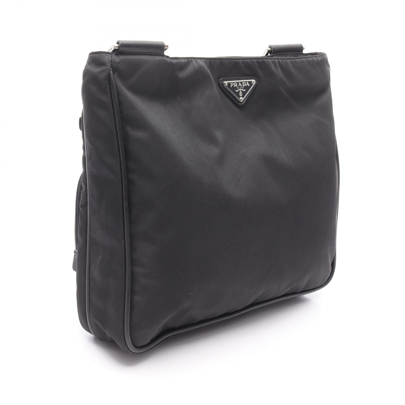 Prada Re Shoulder Bag Leather Nylon Saffiano
