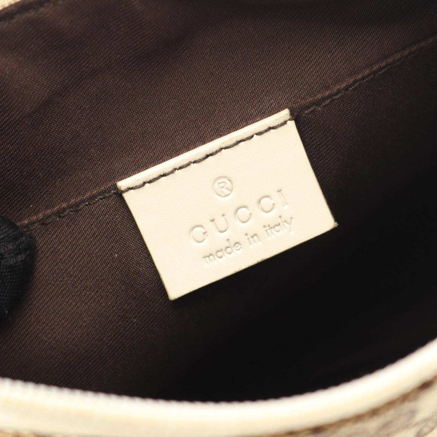 Gucci Shoulder Bag Canvas Leather 2