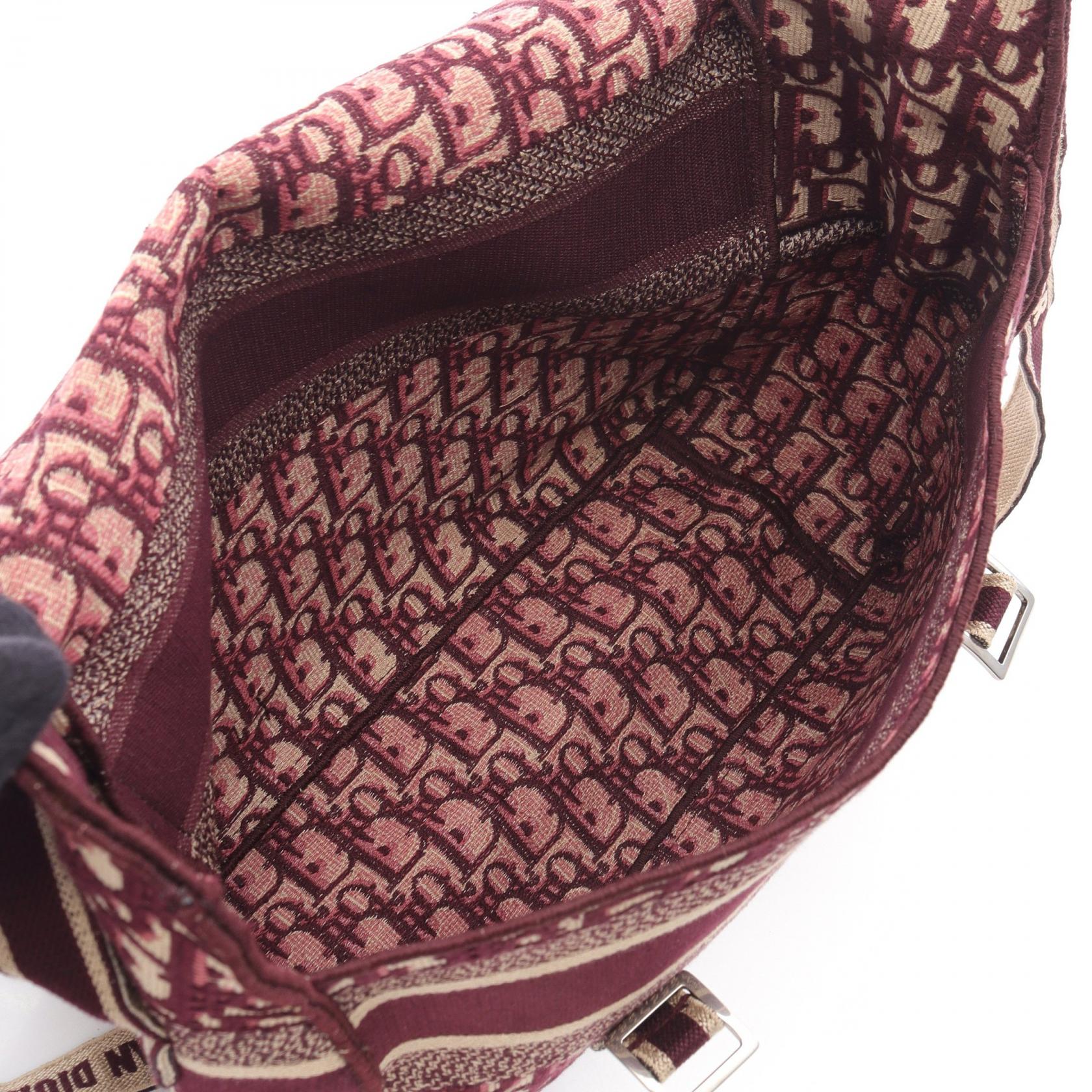 Dior camp Oblique Shoulder Bag Leather Canvas