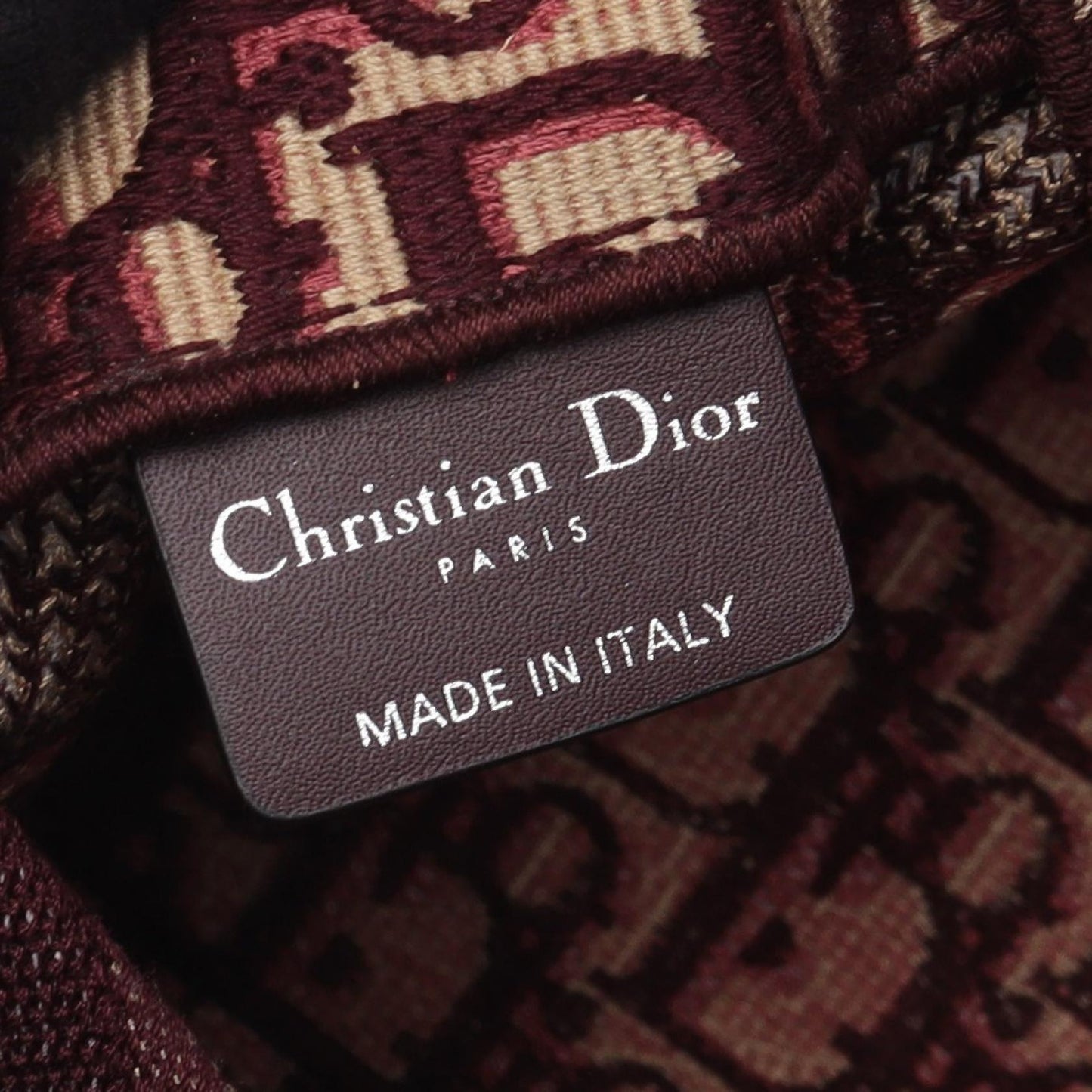 Dior camp Oblique Shoulder Bag Leather Canvas