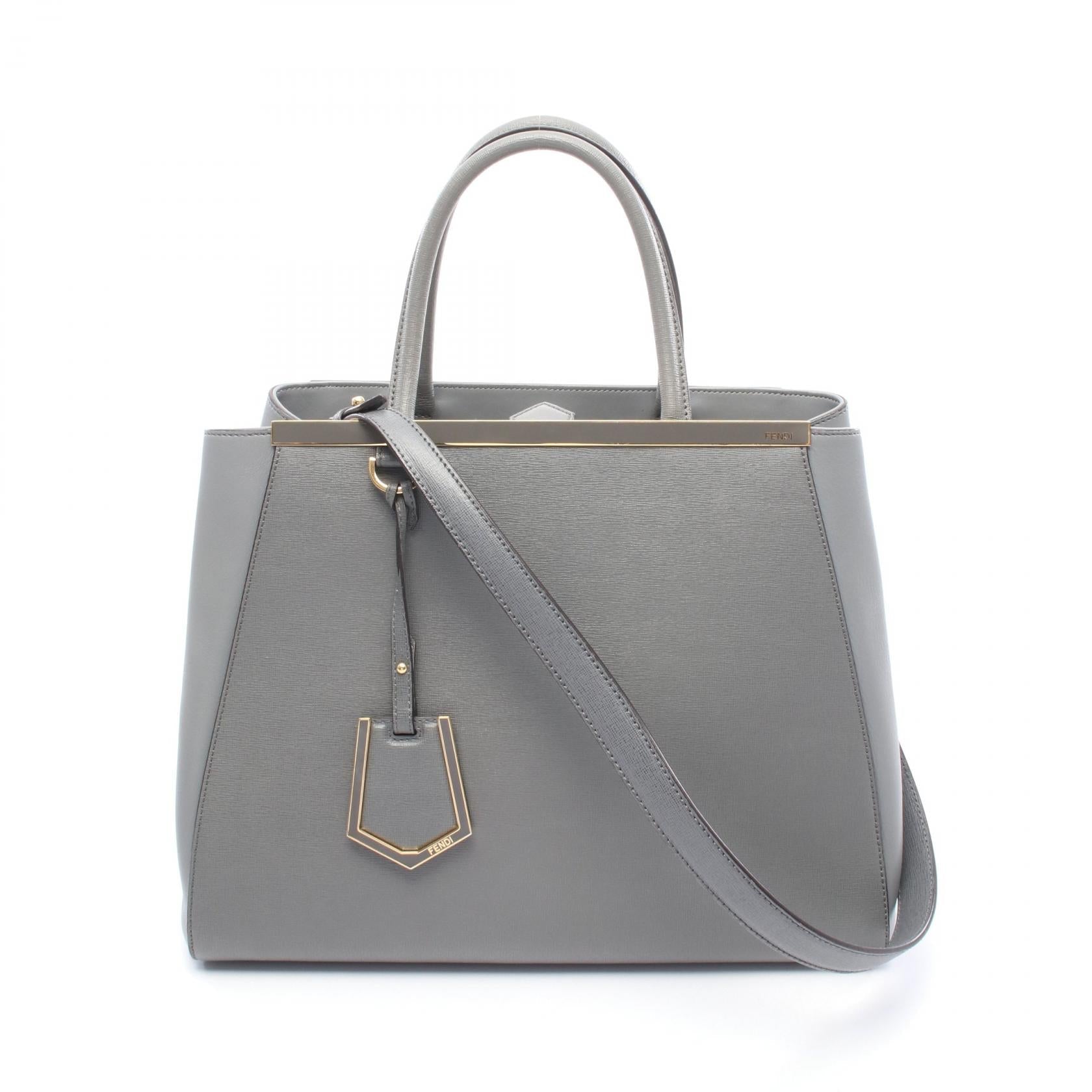 Fendi 2Jours Handbag Leather Travel Bag