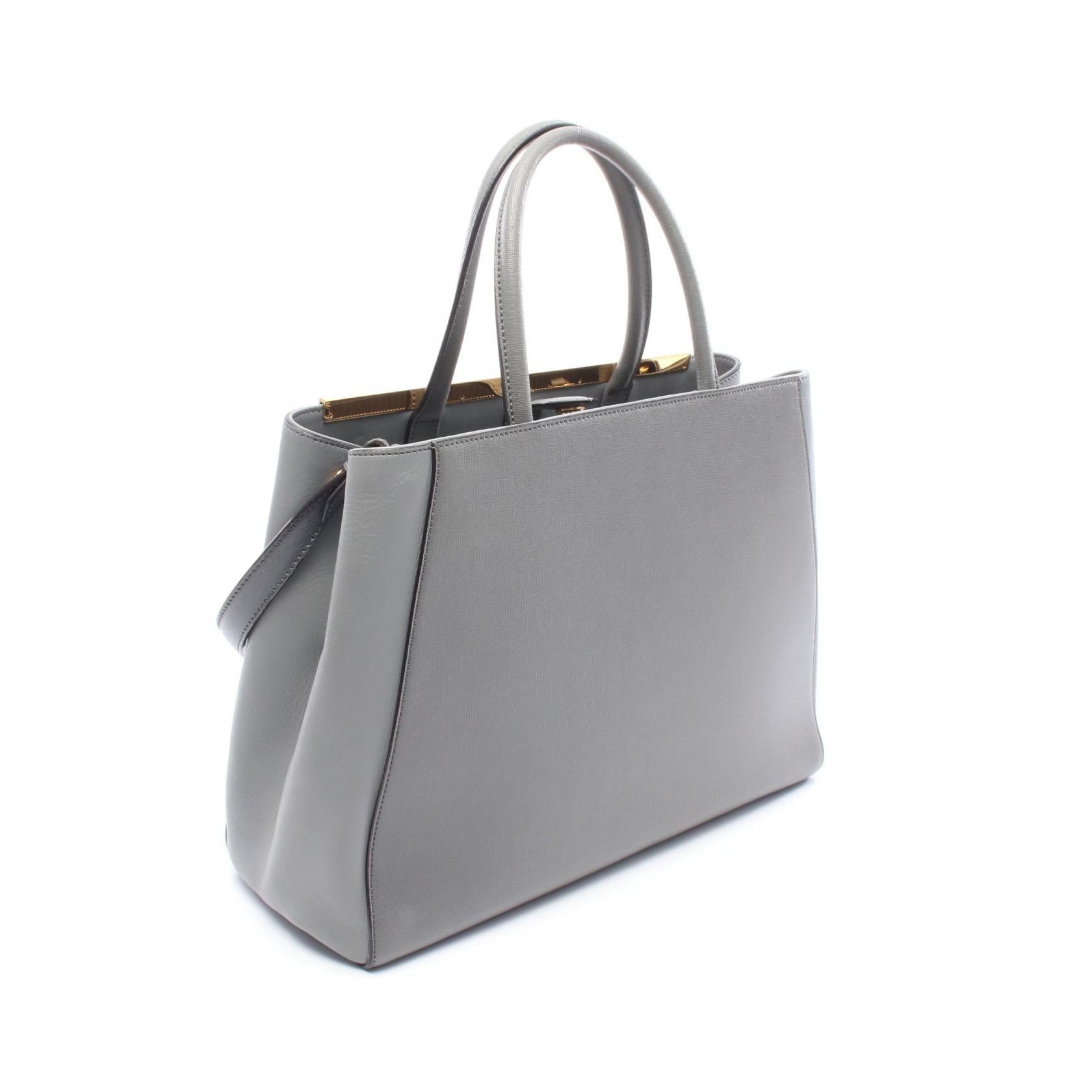 Fendi 2Jours Handbag Leather Travel Bag