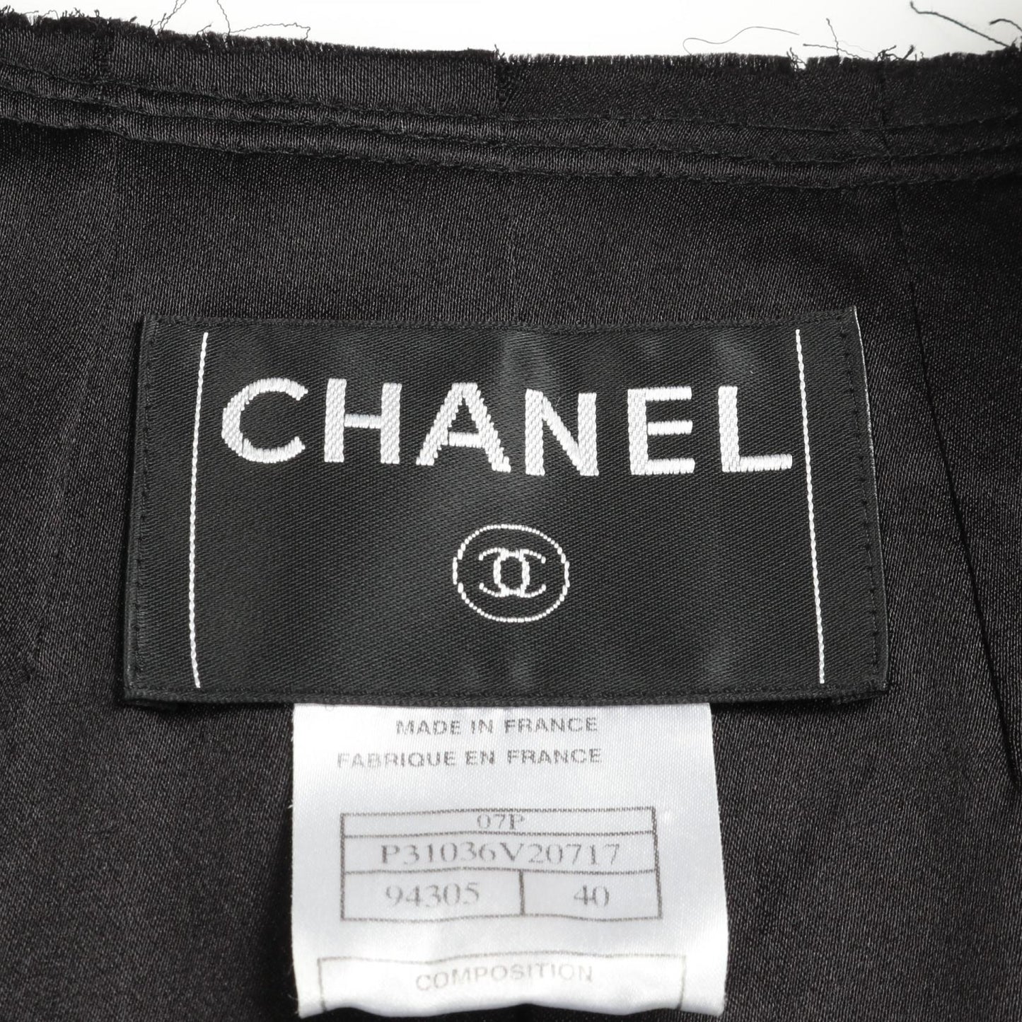 Chanel Coco Mark Button Wool Jacket