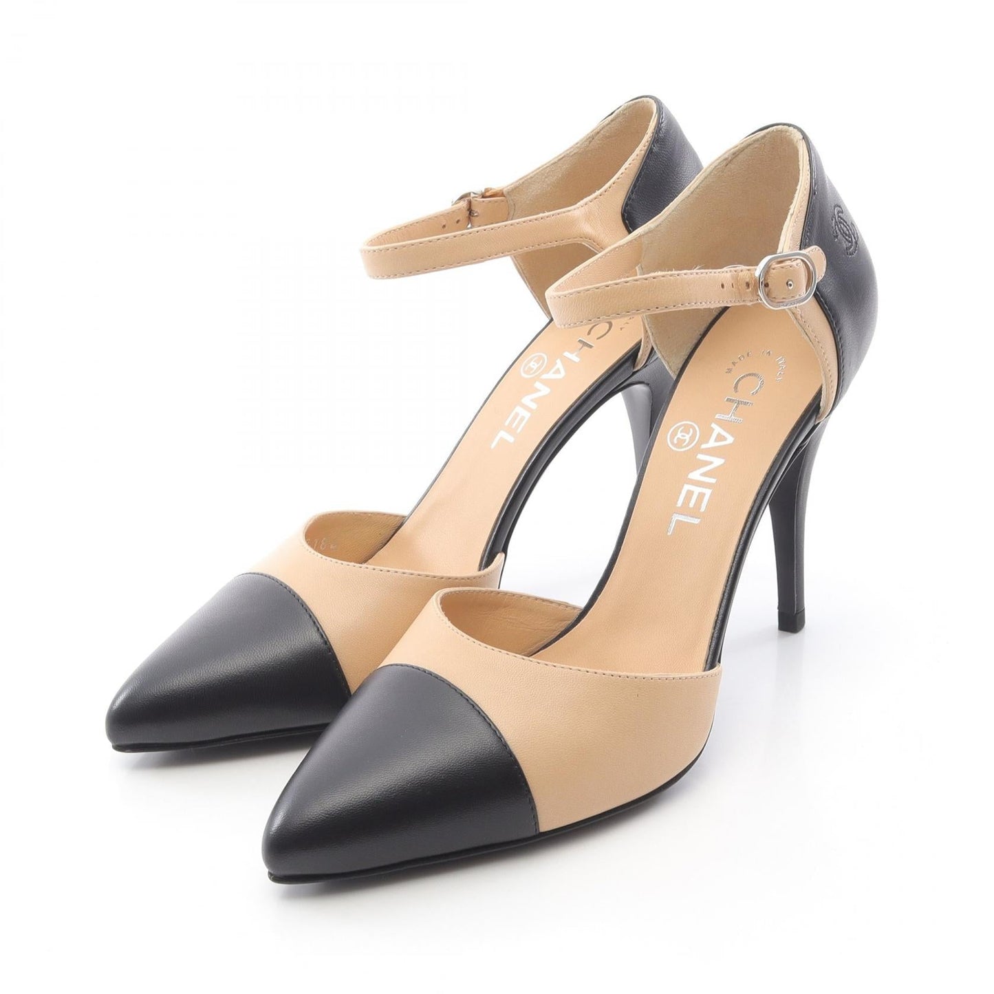 Chanel Coco Mark Leather Pumps