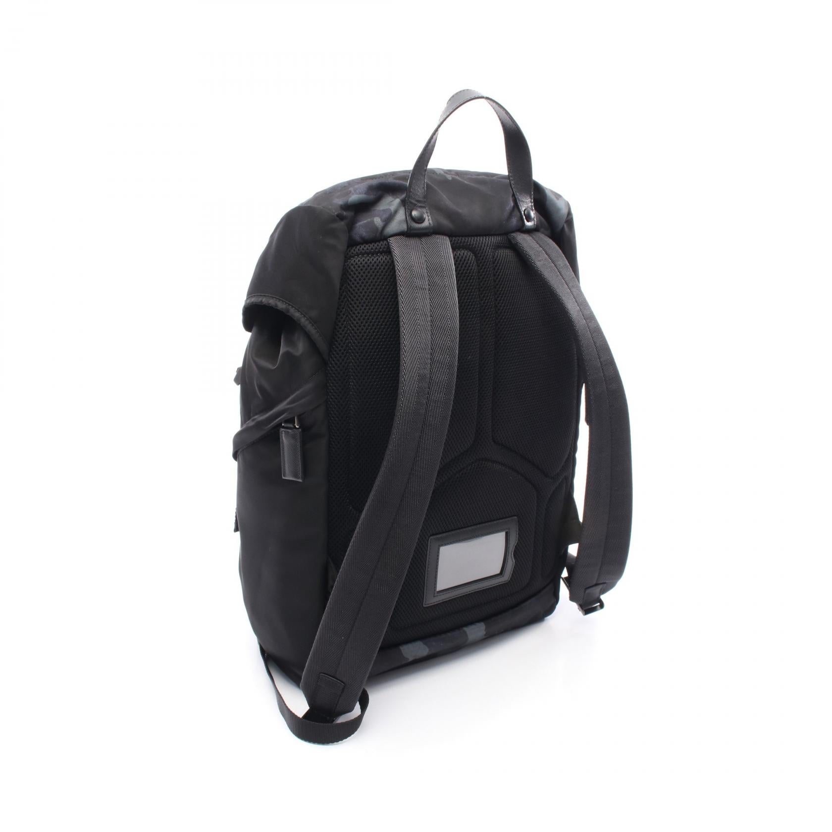 Prada 2Vz135 Backpack Leather Nylon Saffiano