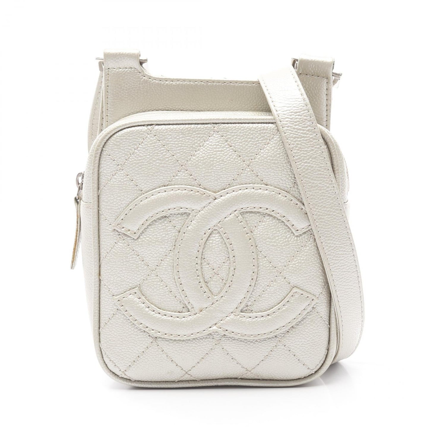 Chanel Matelasse De Coco Mark Calf Shoulder Bag