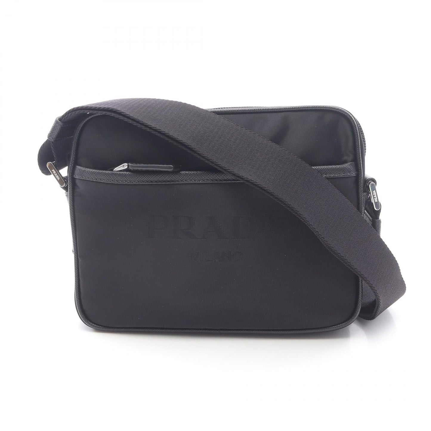 Prada Tessuto Shoulder Bag Leather Nylon Saffiano Shoulder Bag 4