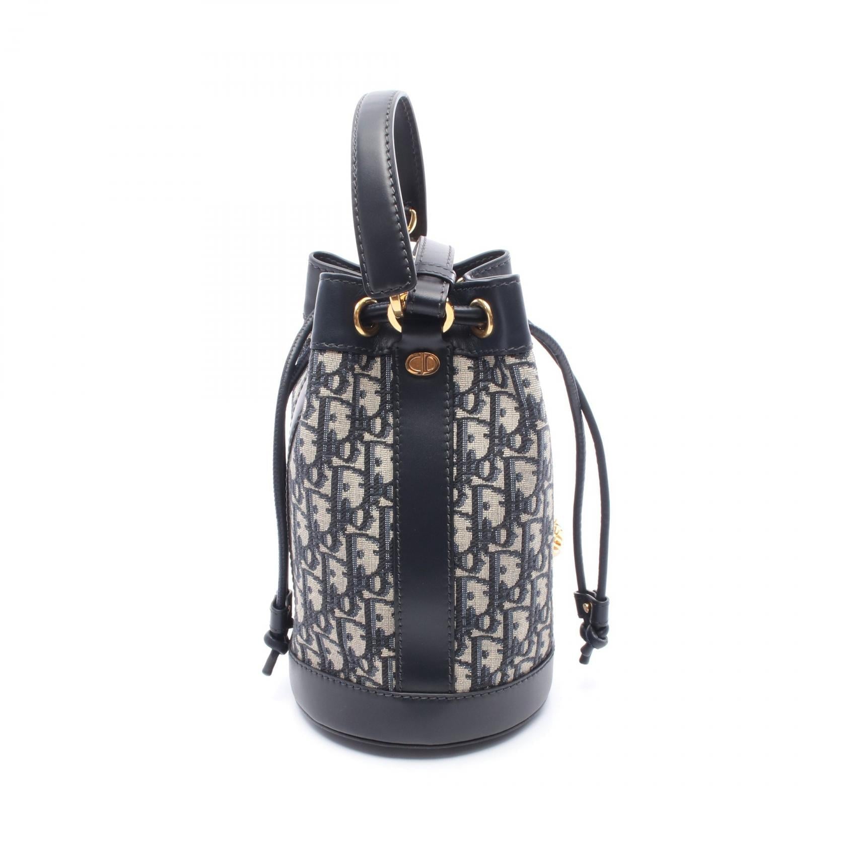 Dior Oblique Backpack Leather Canvas