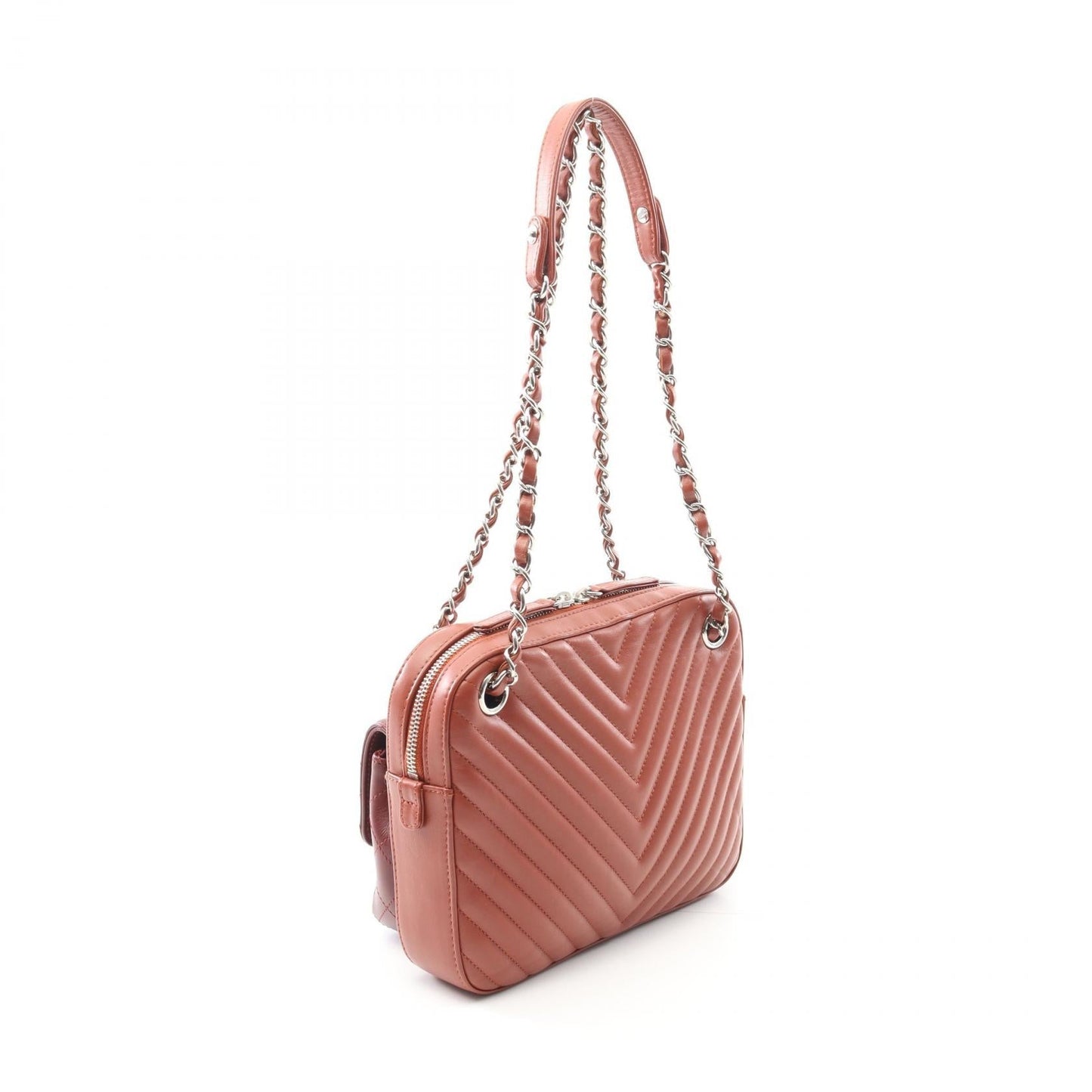 Chanel V-Stitch Chevron Lambskin Shoulder Bag
