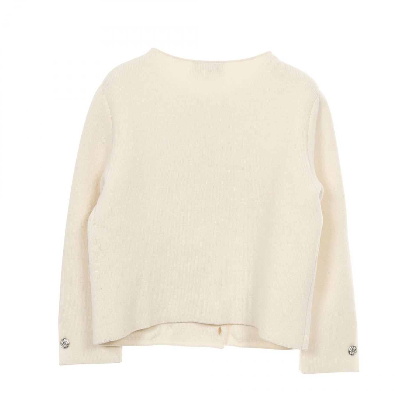 Chanel Coco Mark Knit Jacket Cashmere Silk Outerwear