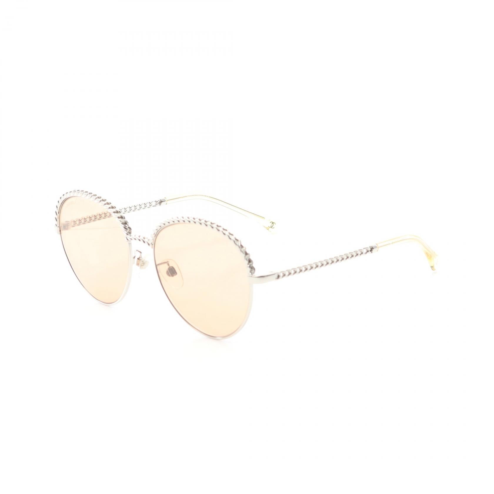 Chanel Pantoshape Metal Sunglasses Bag