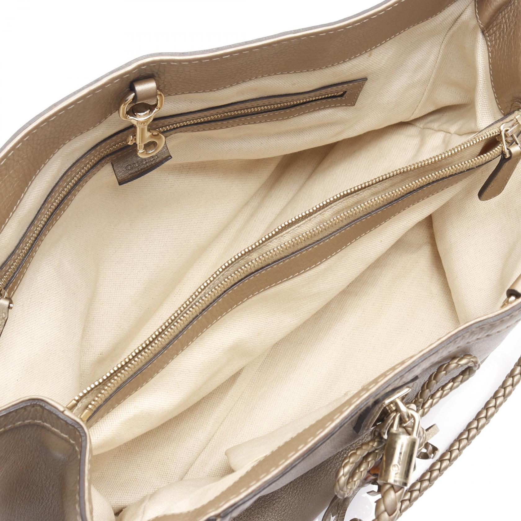 Gucci Bella Bamboo Tote Bag Leather