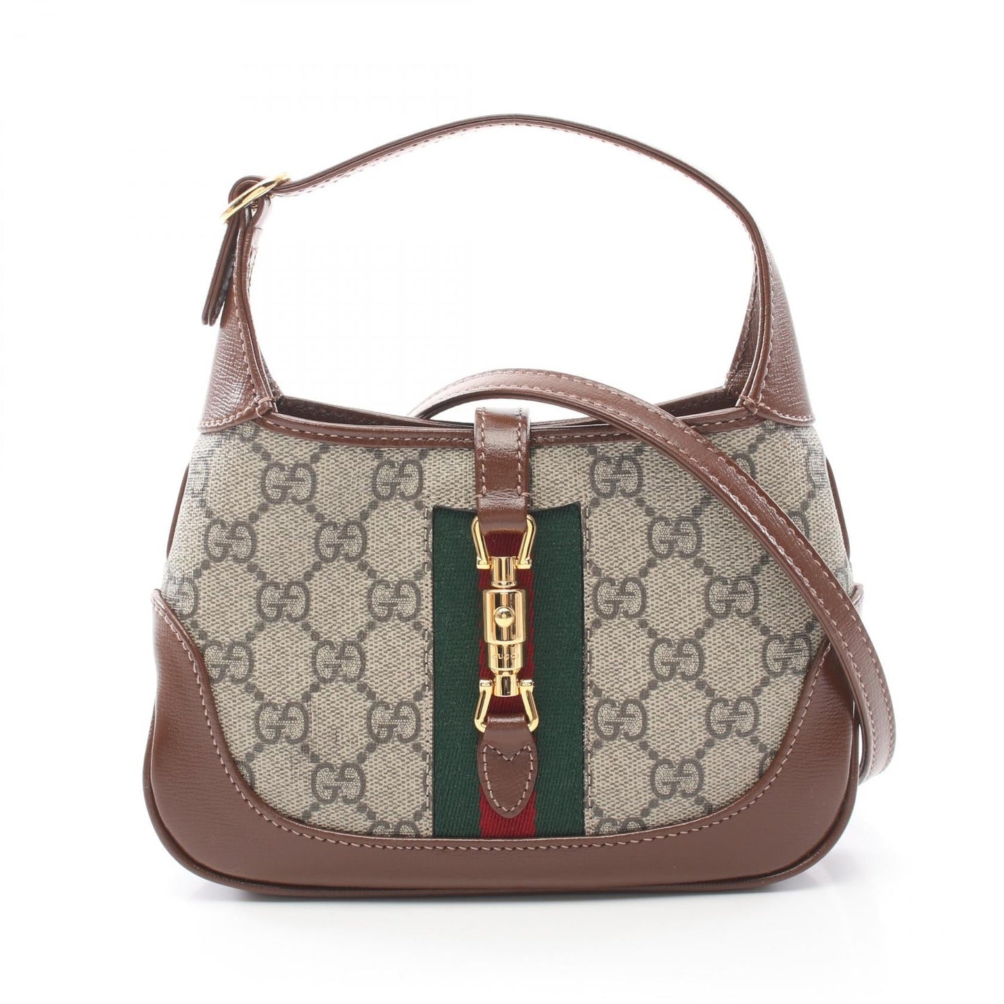 Gucci Jackie Supreme Coated Handbag Canvas Travel Bag