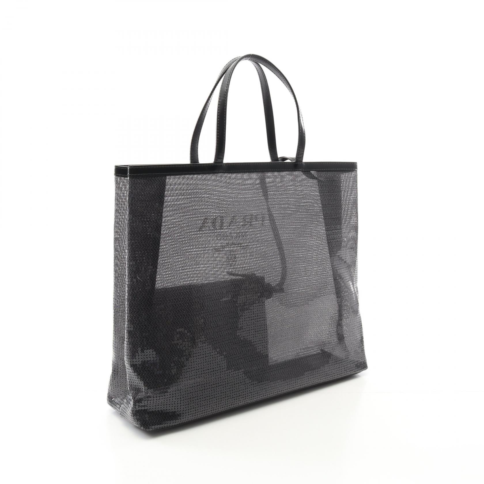 Prada 1Bg416 Sequin Tote Bag Leather