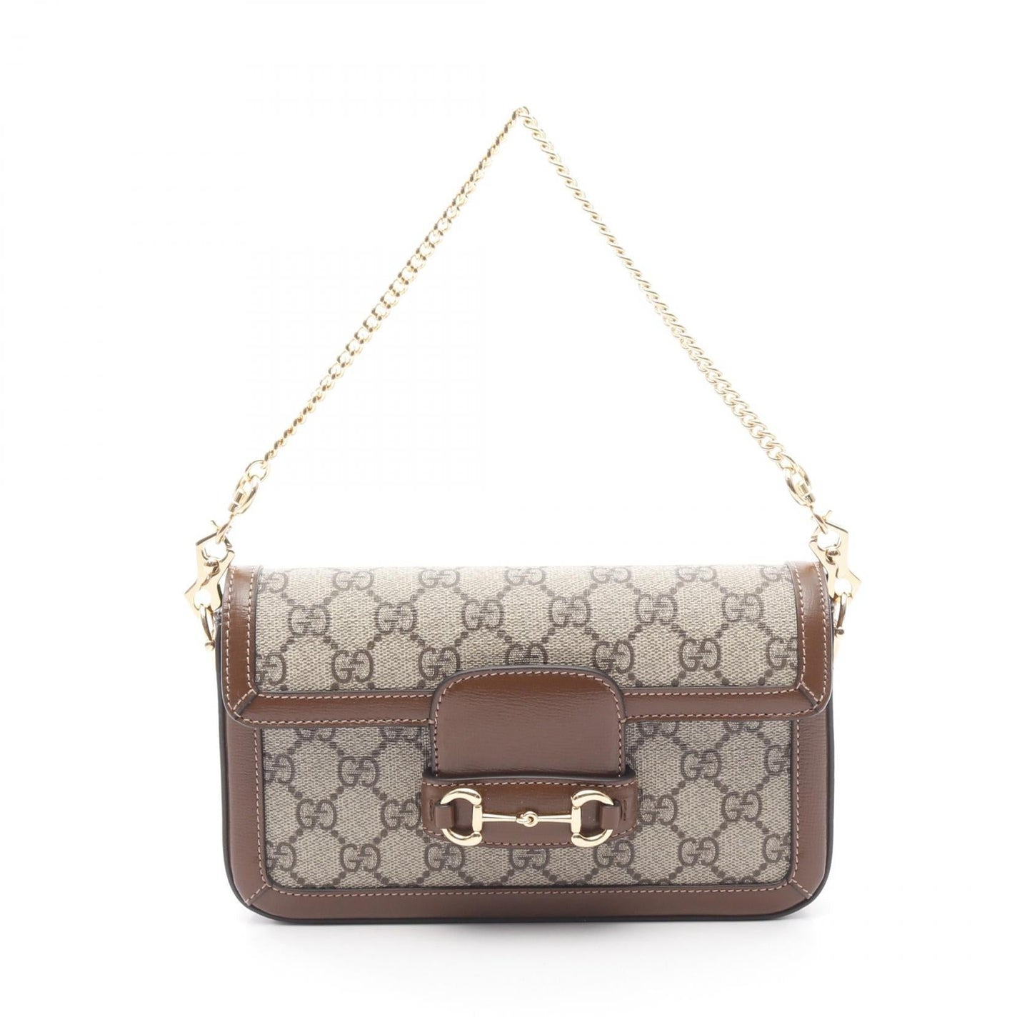 Gucci Horsebit Supreme Coated Handbag Canvas Travel Bag