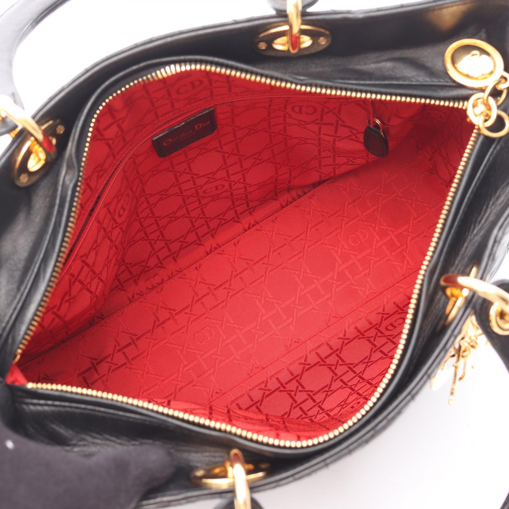 Dior Lady Handbag Leather Travel Bag Leather Handbag 17