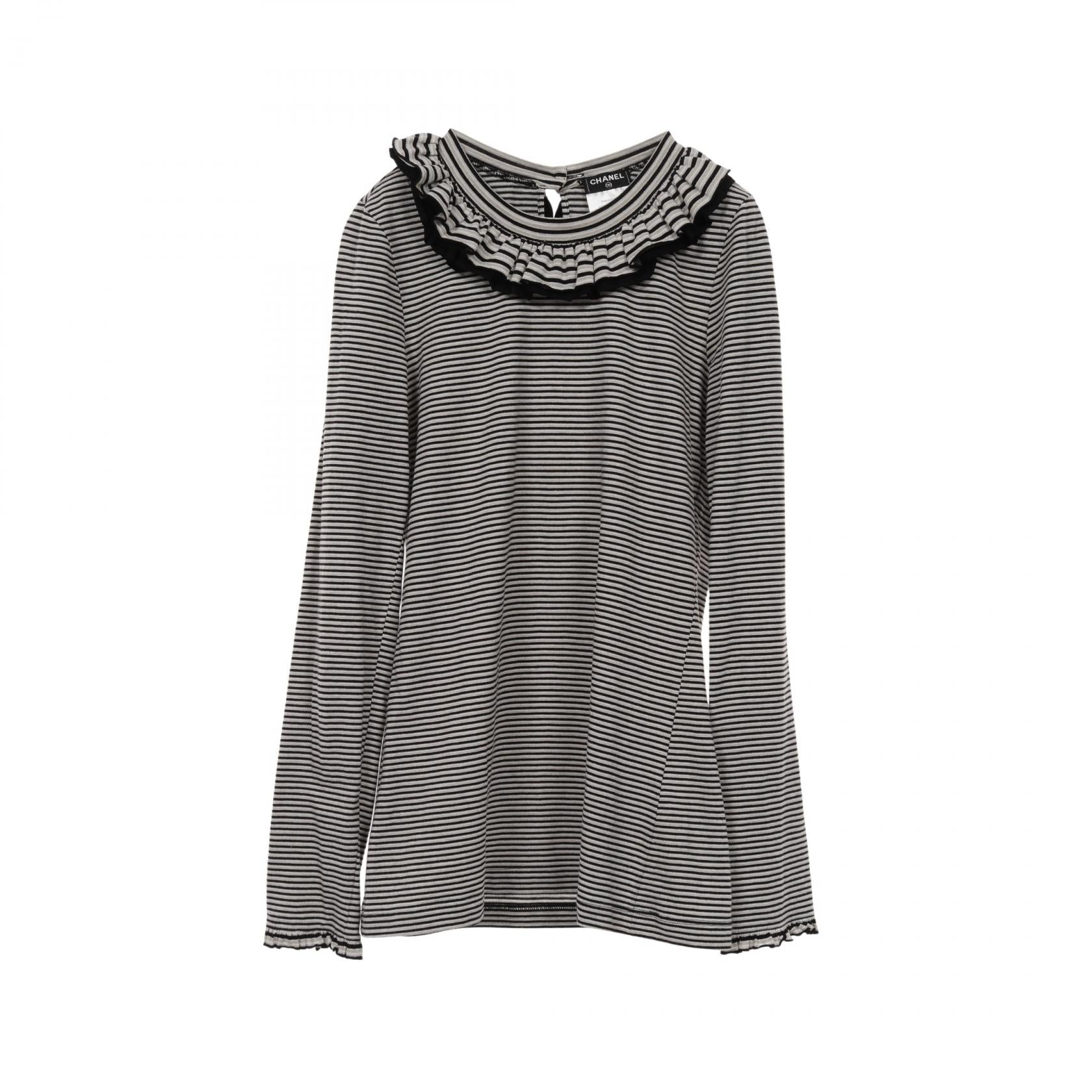 Chanel Coco Mark Button Cotton Top Bag
