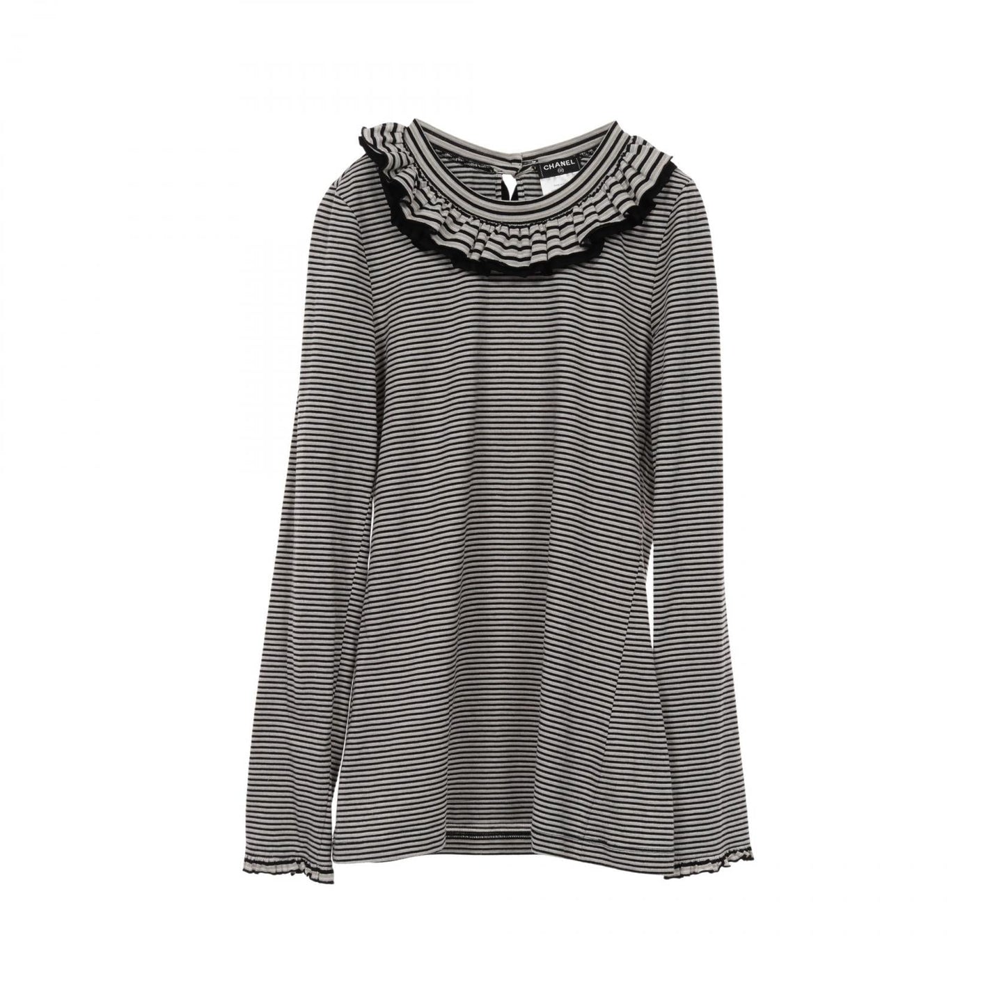 Chanel Coco Mark Button Cotton Top