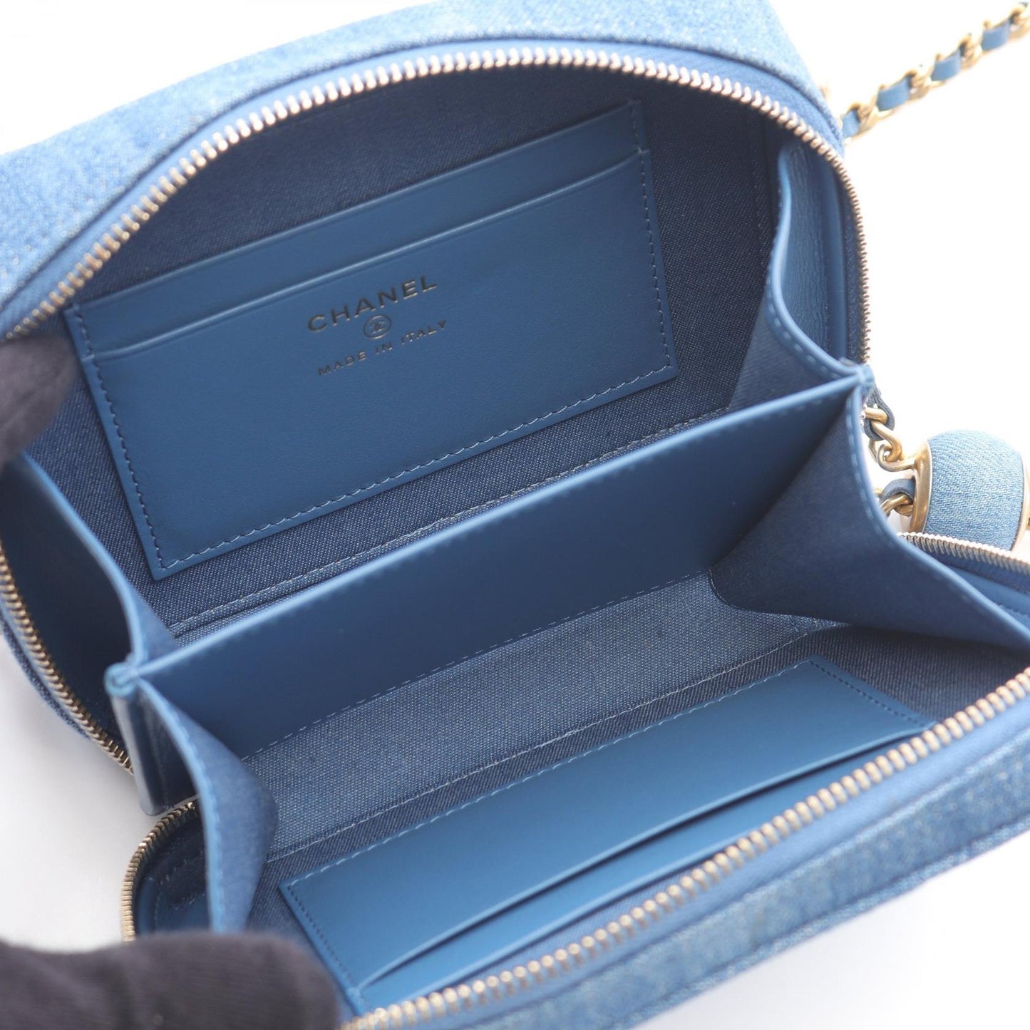 Chanel Matelasse Denim Shoulder Bag