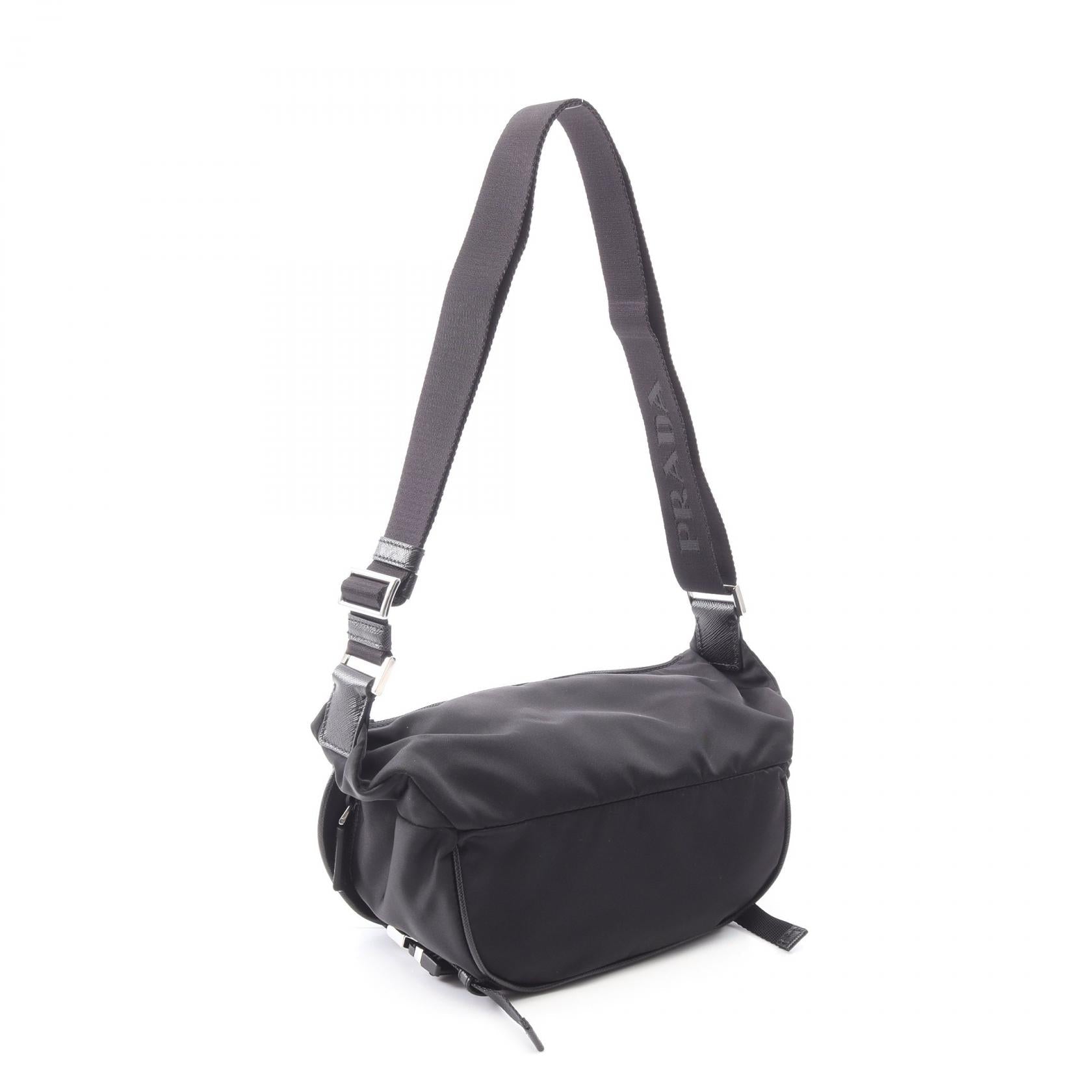 Prada Re Waist Bag Leather Nylon Saffiano Travel Bag