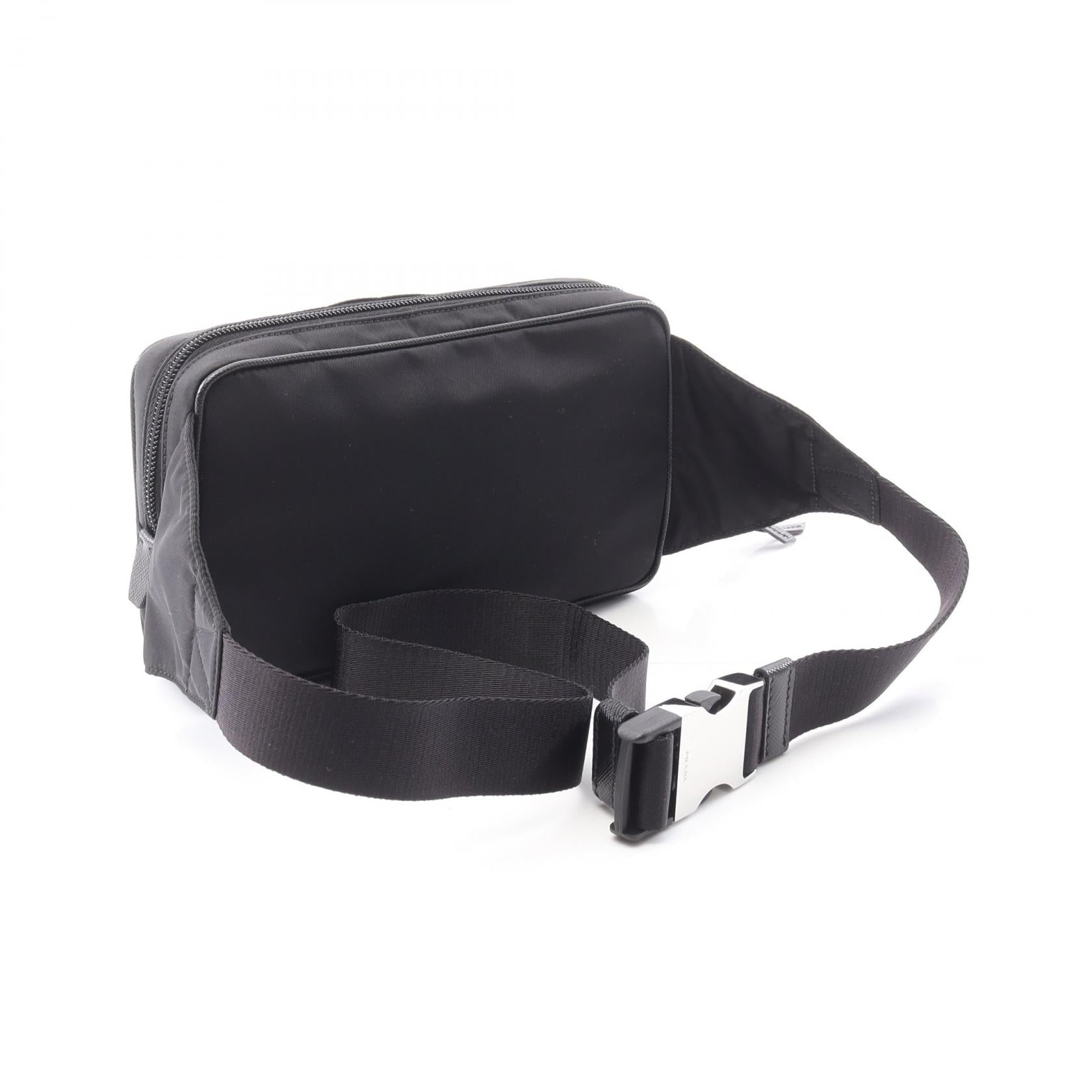 Prada Tessto Waist Bag Waist Bag Leather Nylon Travel Bag