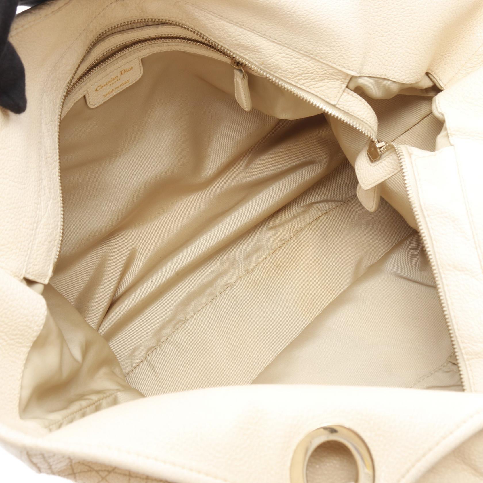 Dior Christian Cannage Tote Bag Leather