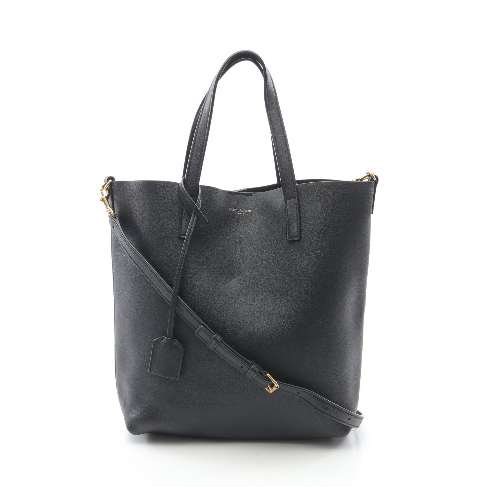 YSL Saint Laurent Paris 2Way Bag Leather Toy Travel Bag