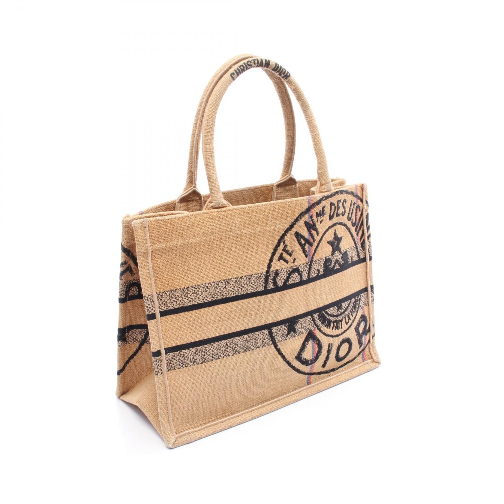 Dior Book Tote Tote Bag Raffia