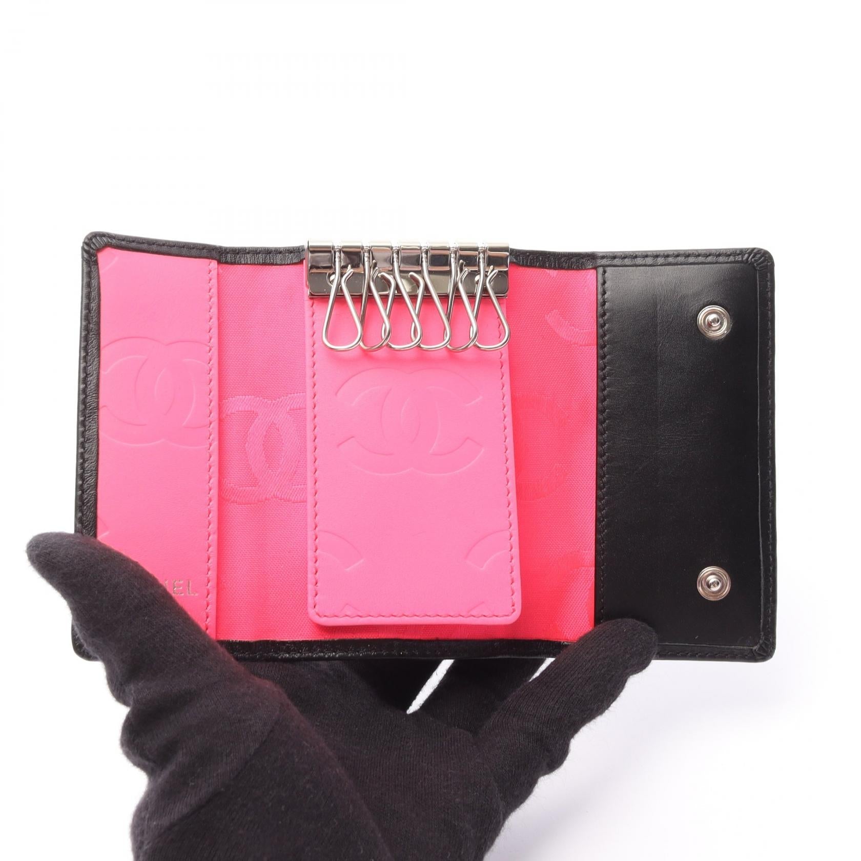 Chanel Cambon Line Leather Key Case Bag