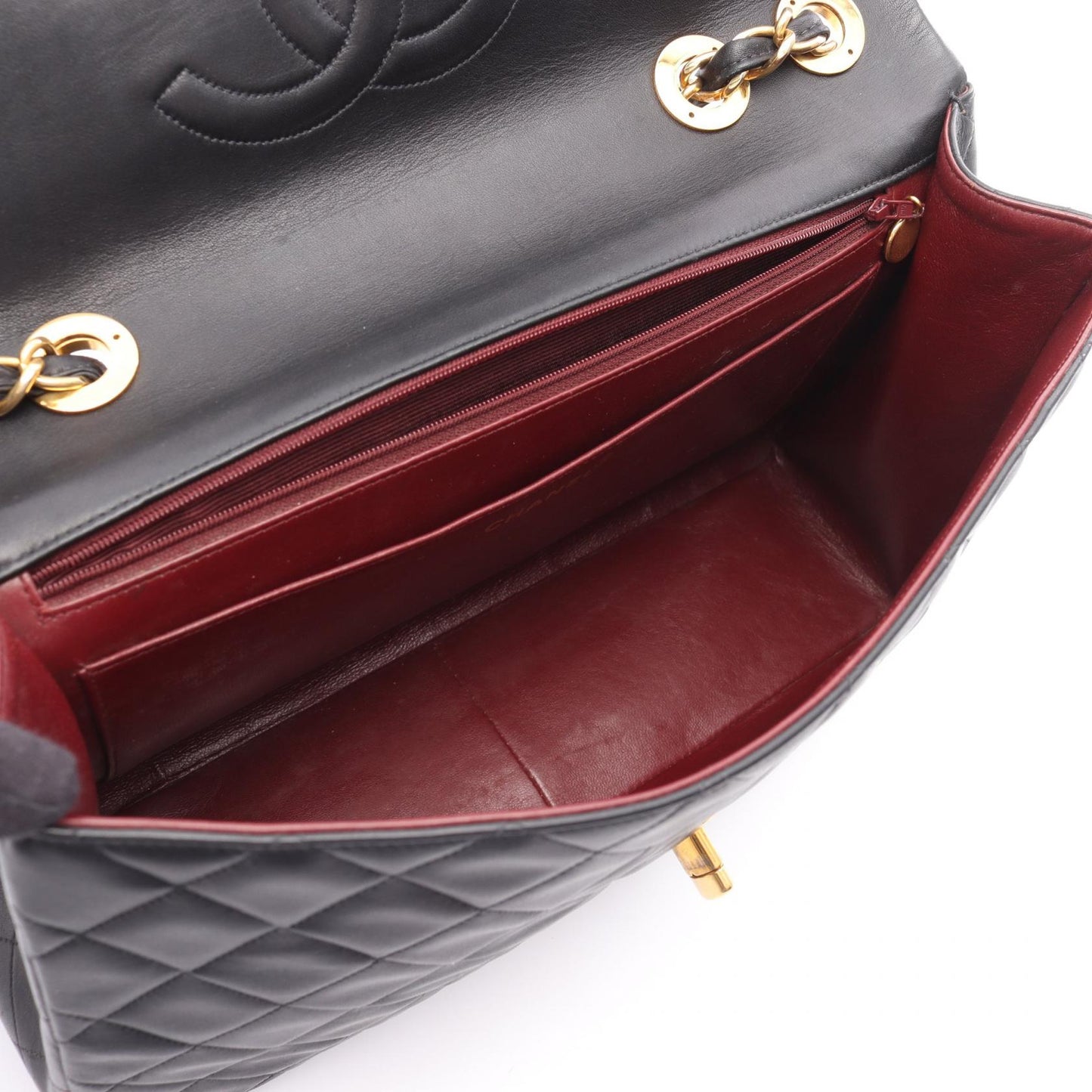 Chanel Deauville Matelasse Lambskin Shoulder Bag