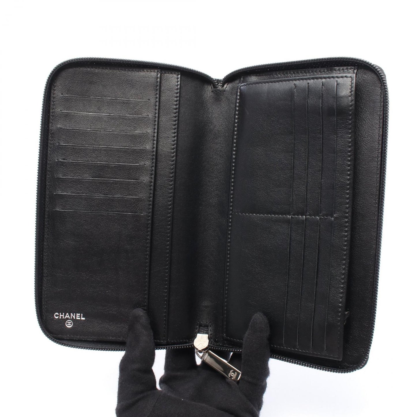 Chanel Coco Mark Organizer Calfskin Long Wallet