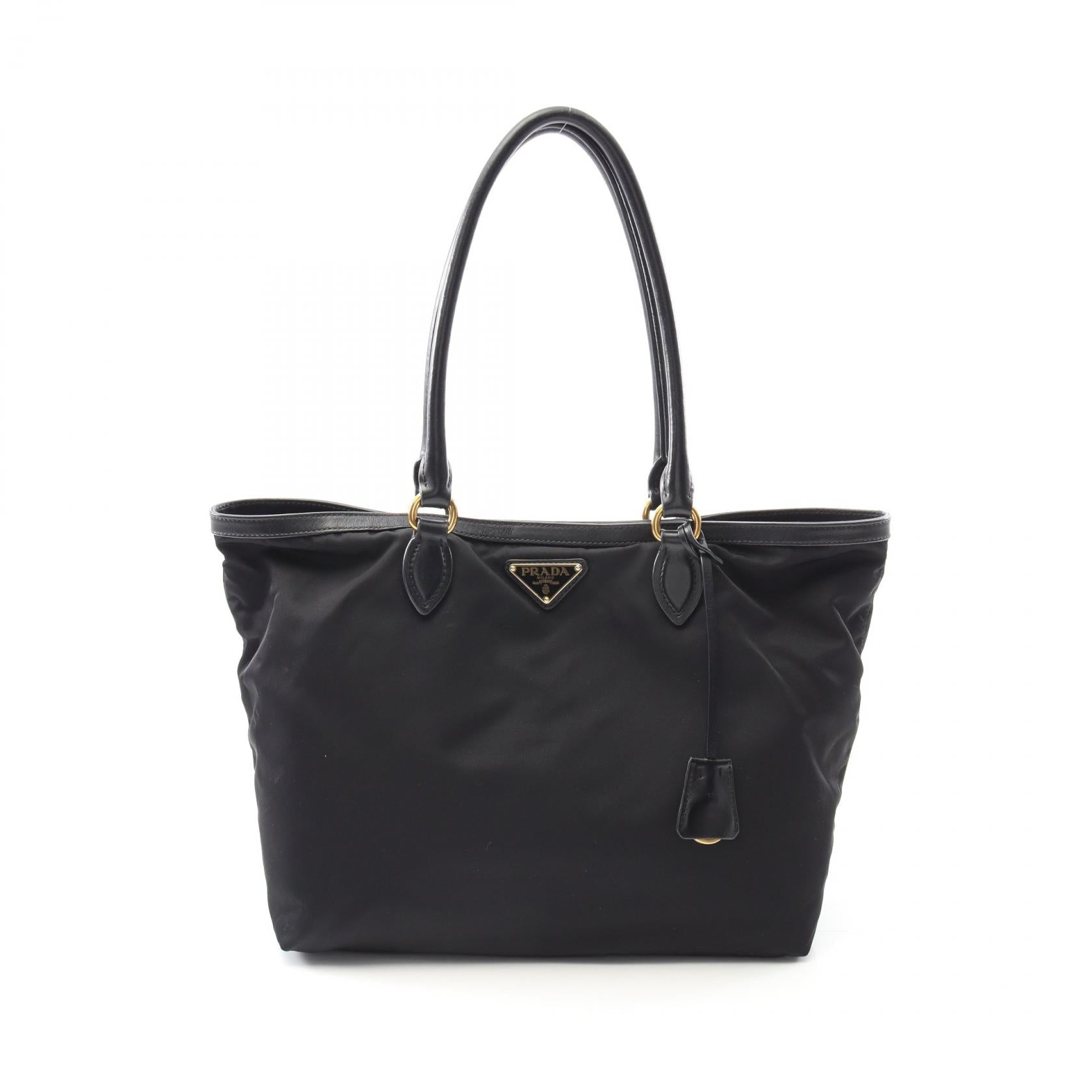 Prada 1Bg159 Tote Bag Leather Nylon