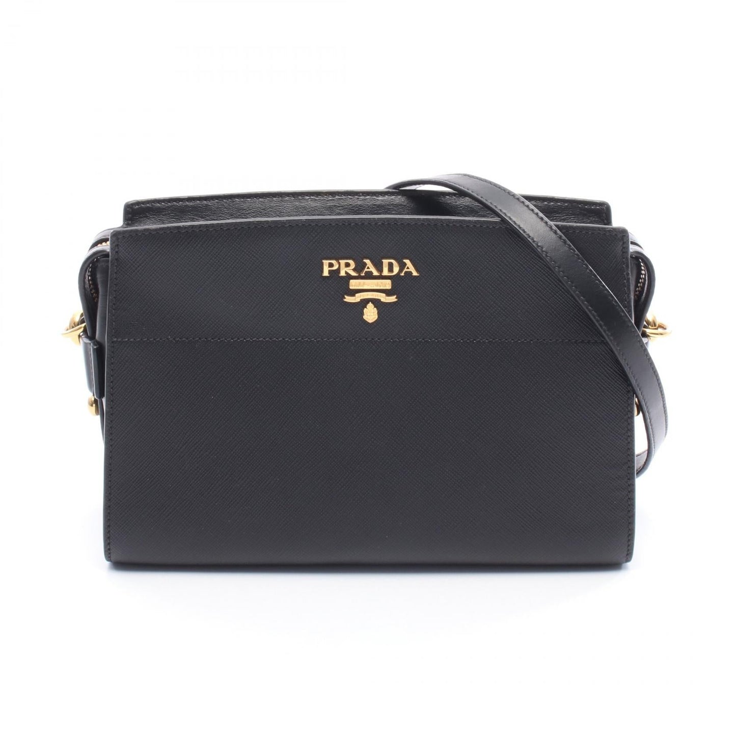 Prada Soft Shoulder Bag Leather Saffiano