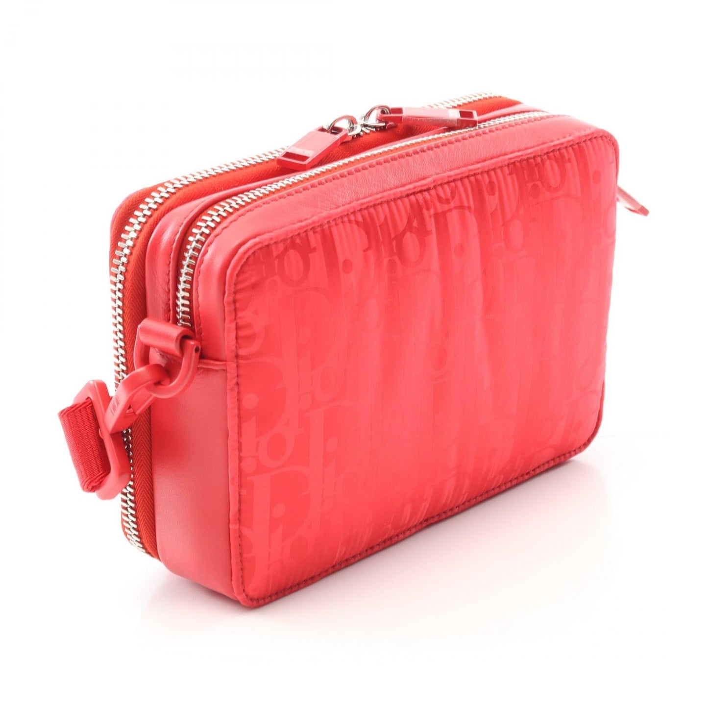 Dior Christian Erl Mirage Shoulder Bag Leather Nylon