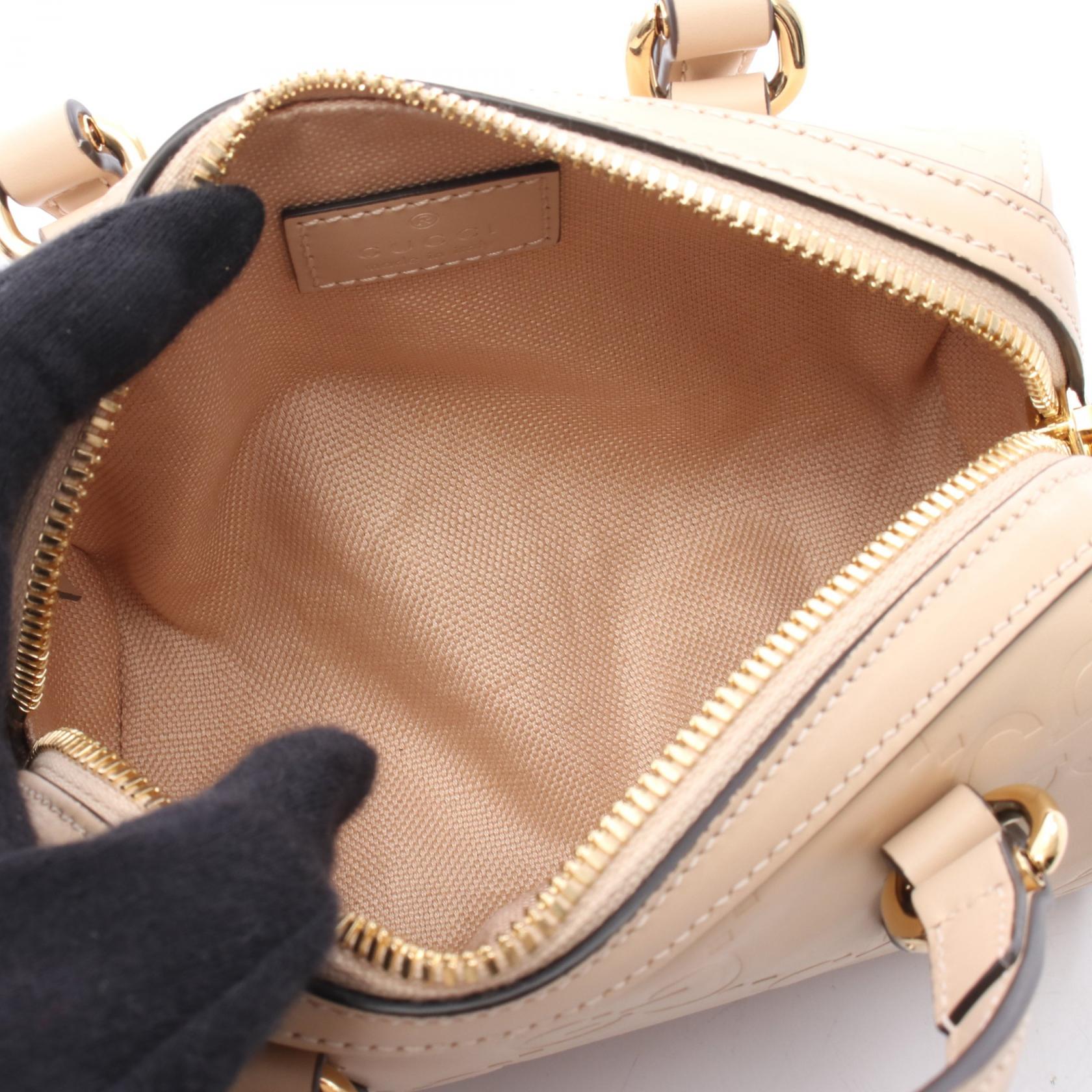 Gucci Super Handbag Leather Mini Travel Bag