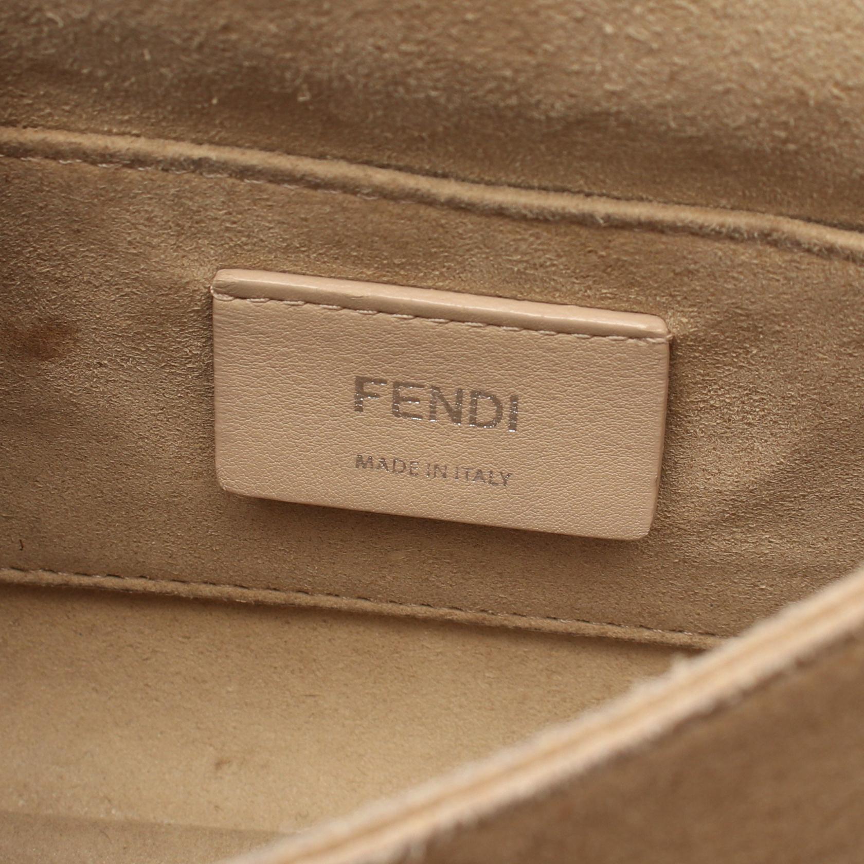 Fendi Kan Shoulder Bag Leather Mini