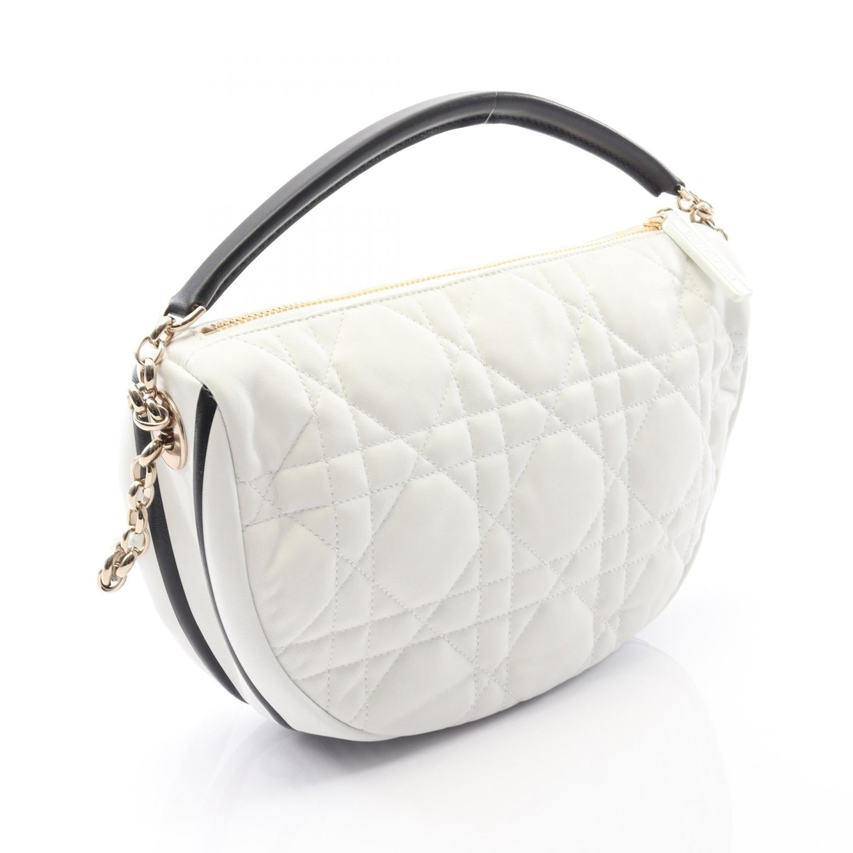 Dior Vibe Cannage 2Way Bag Leather Travel Bag