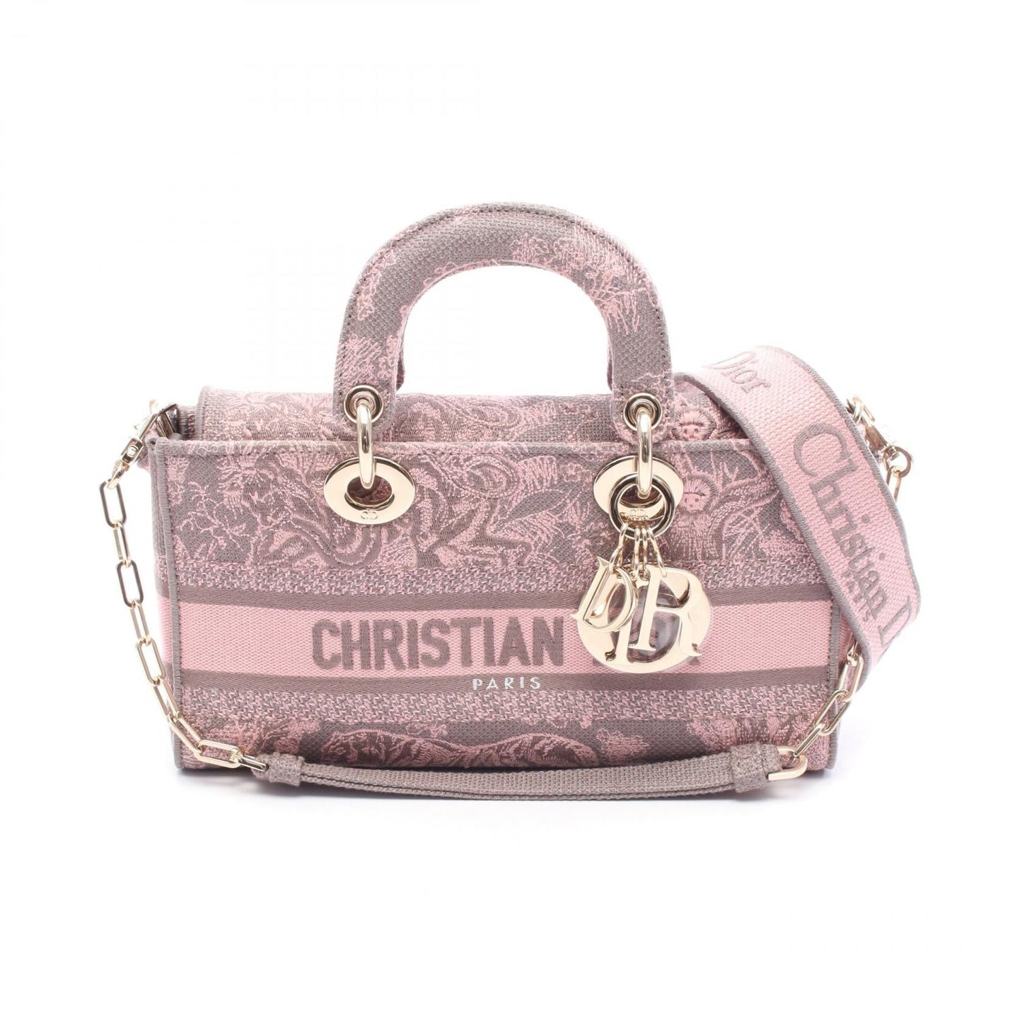 Dior Lady Joy Handbag Canvas Travel Bag