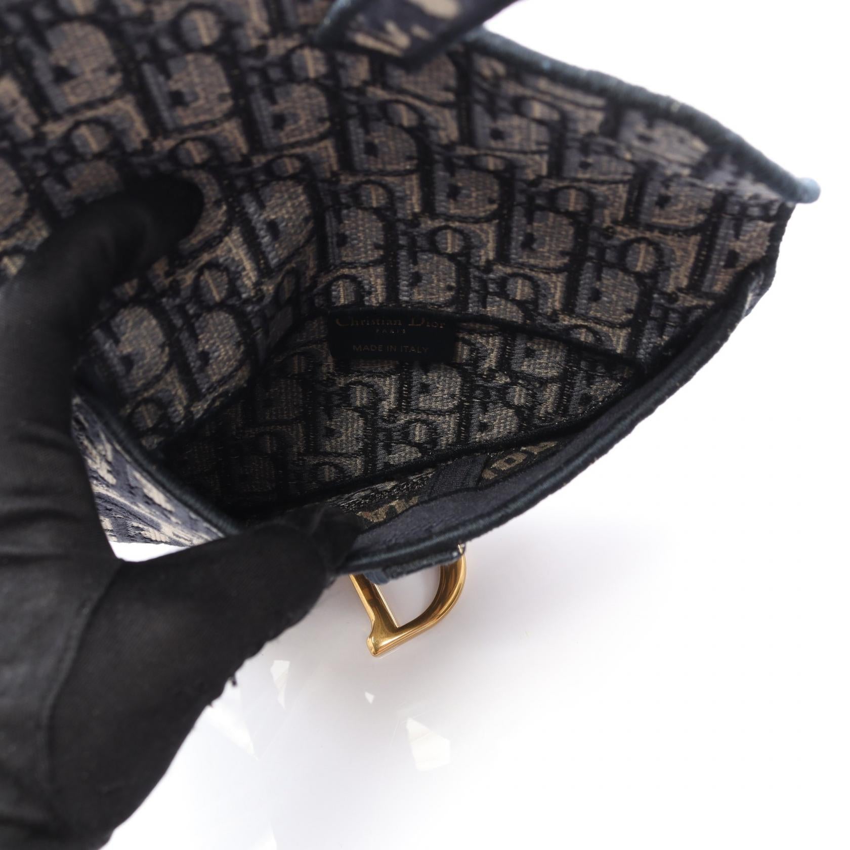 Dior Saddle Bag Waist Bag Canvas Travel Bag